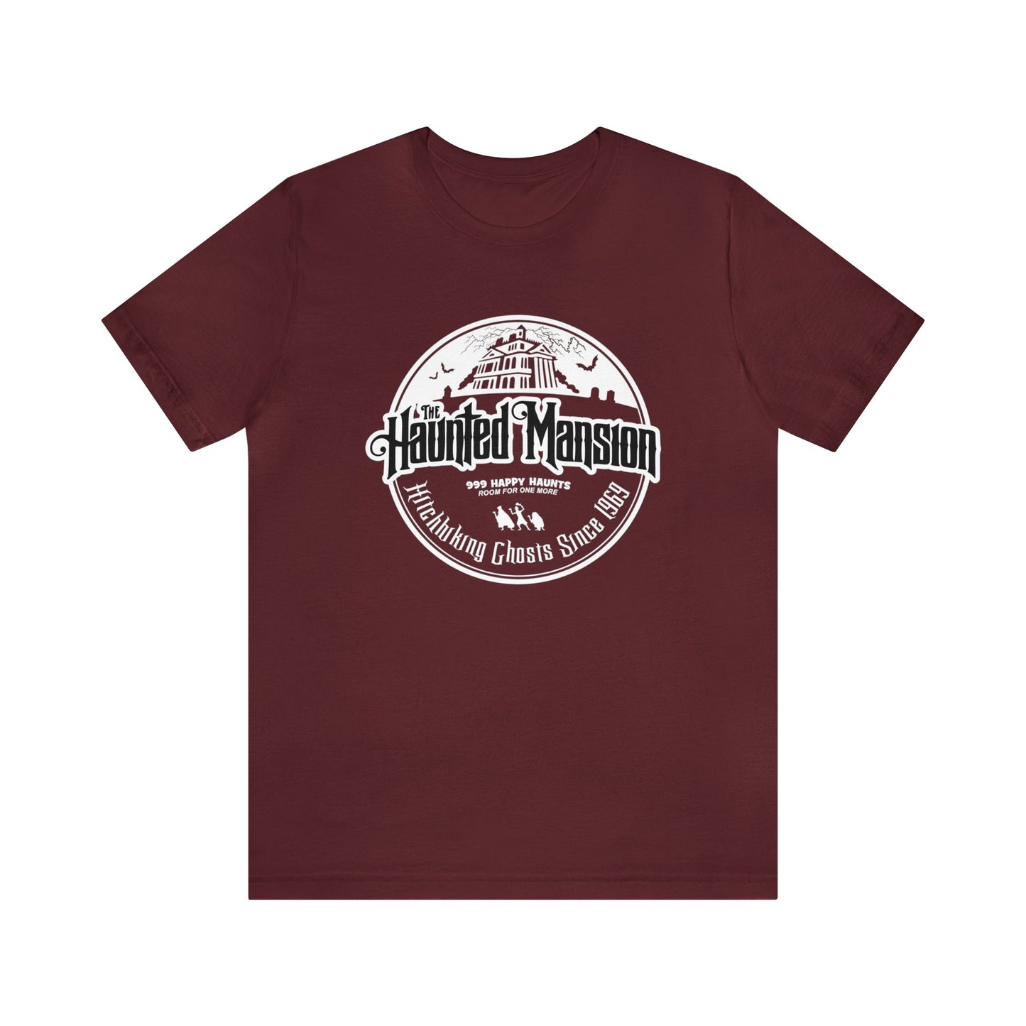Haunted Mansion T-Shirt – Classic Theme Park Inspired Tee, Spooky Vacation Shirt, Family Trip Matching Outfit, Unisex Ghostly Attraction Shirt