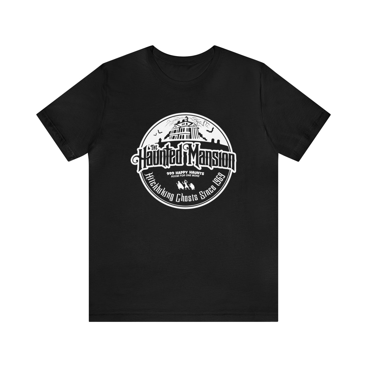 Haunted Mansion T-Shirt – Classic Theme Park Inspired Tee, Spooky Vacation Shirt, Family Trip Matching Outfit, Unisex Ghostly Attraction Shirt