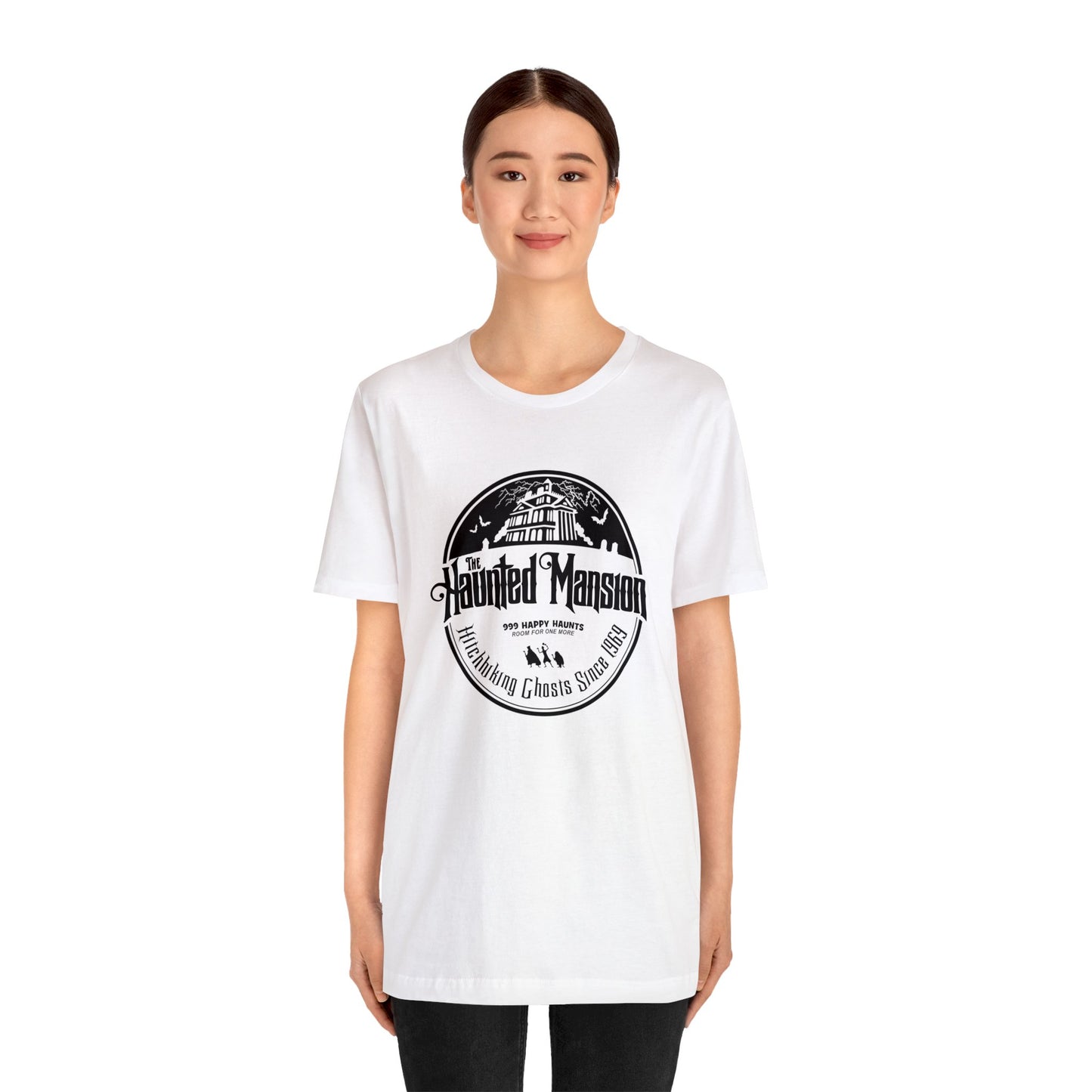 Haunted Mansion T-Shirt – Classic Theme Park Inspired Tee, Spooky Vacation Shirt, Family Trip Matching Outfit, Unisex Ghostly Attraction Shirt