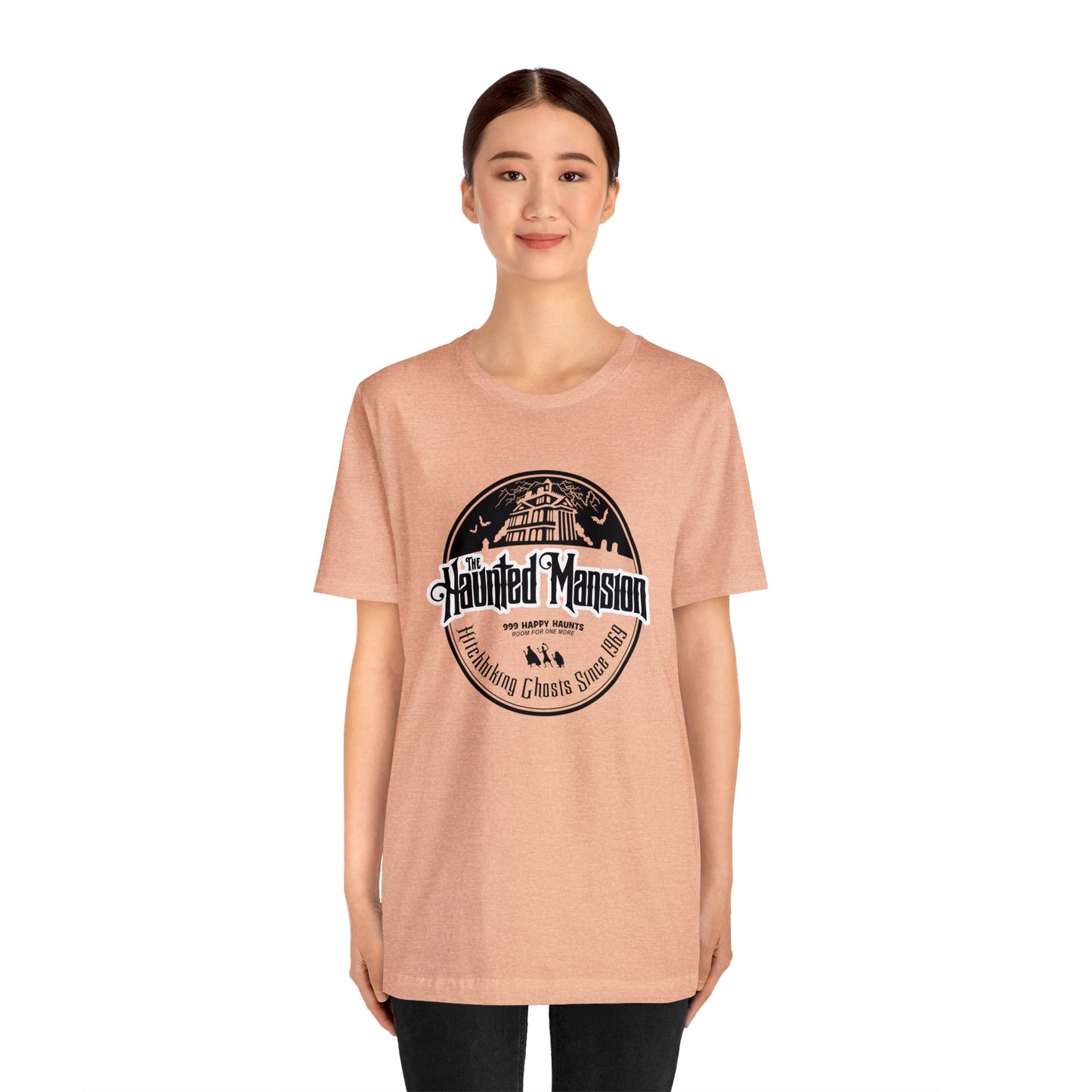 Haunted Mansion T-Shirt – Classic Theme Park Inspired Tee, Spooky Vacation Shirt, Family Trip Matching Outfit, Unisex Ghostly Attraction Shirt