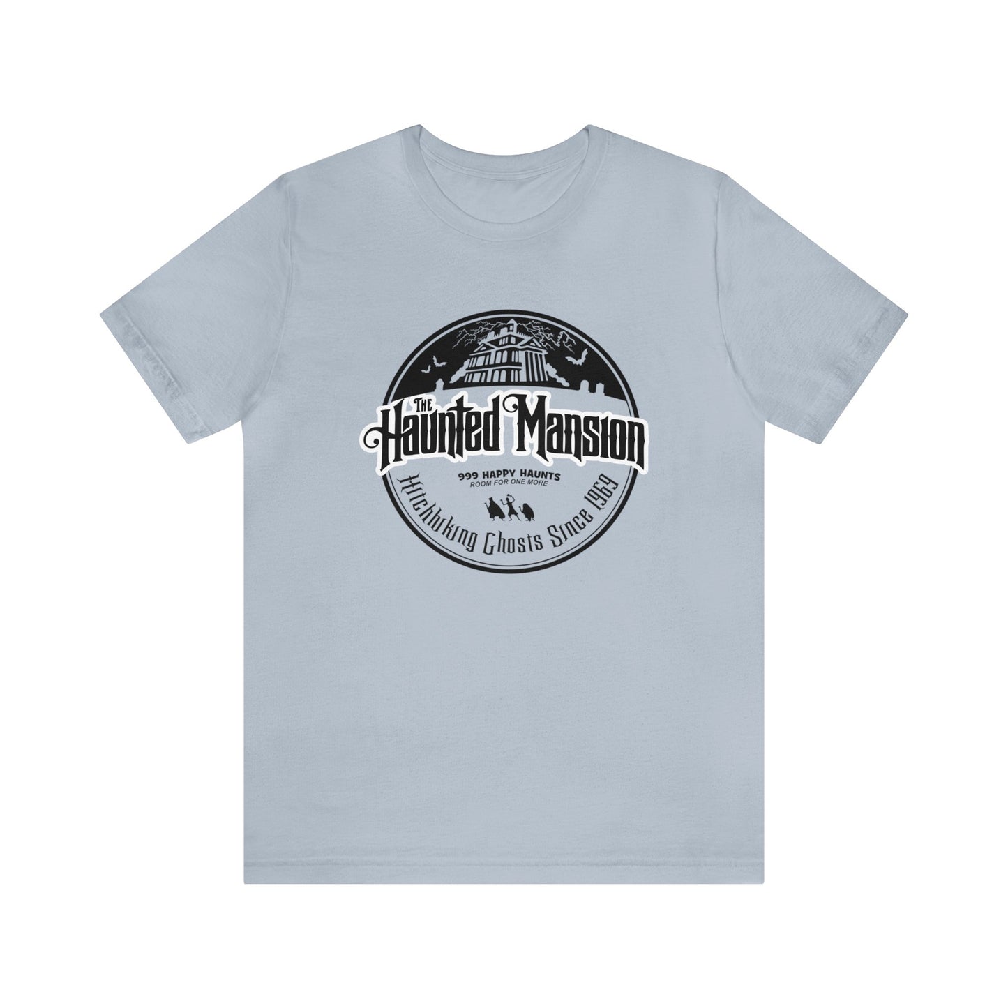 Haunted Mansion T-Shirt – Classic Theme Park Inspired Tee, Spooky Vacation Shirt, Family Trip Matching Outfit, Unisex Ghostly Attraction Shirt