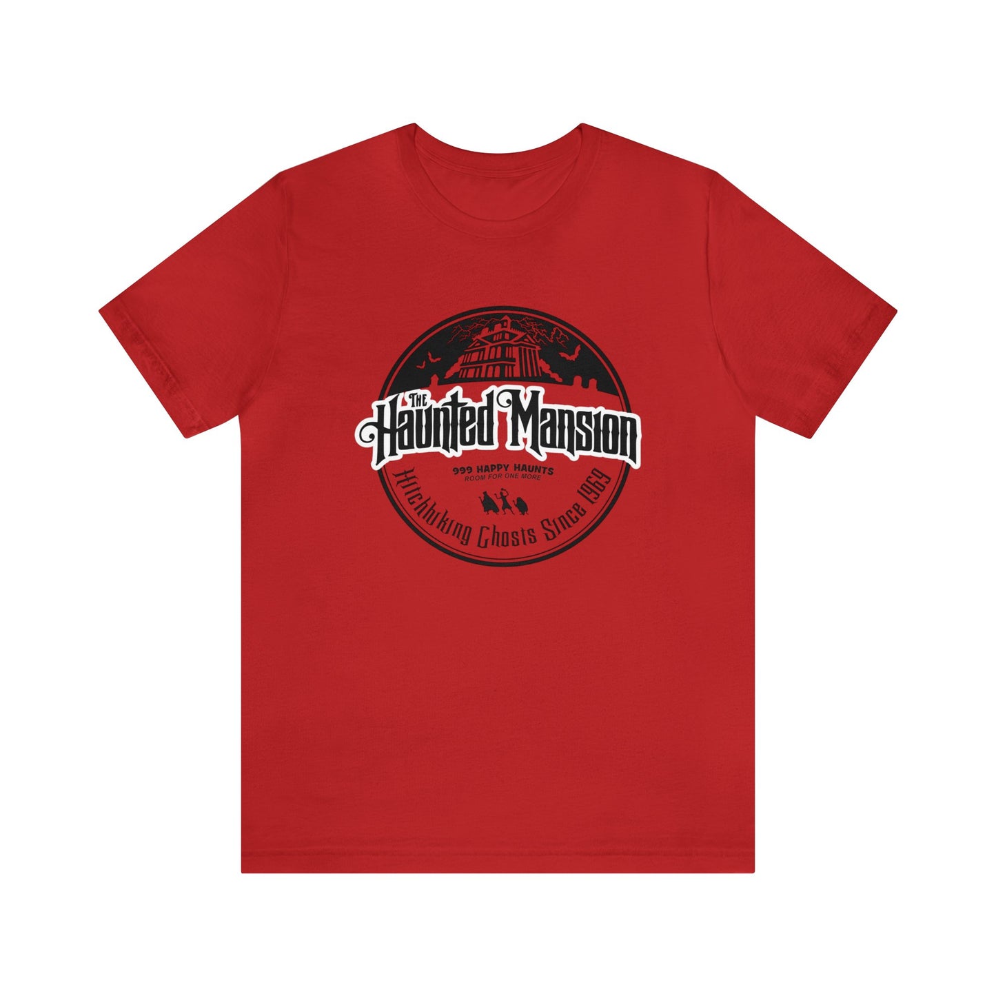 Haunted Mansion T-Shirt – Classic Theme Park Inspired Tee, Spooky Vacation Shirt, Family Trip Matching Outfit, Unisex Ghostly Attraction Shirt