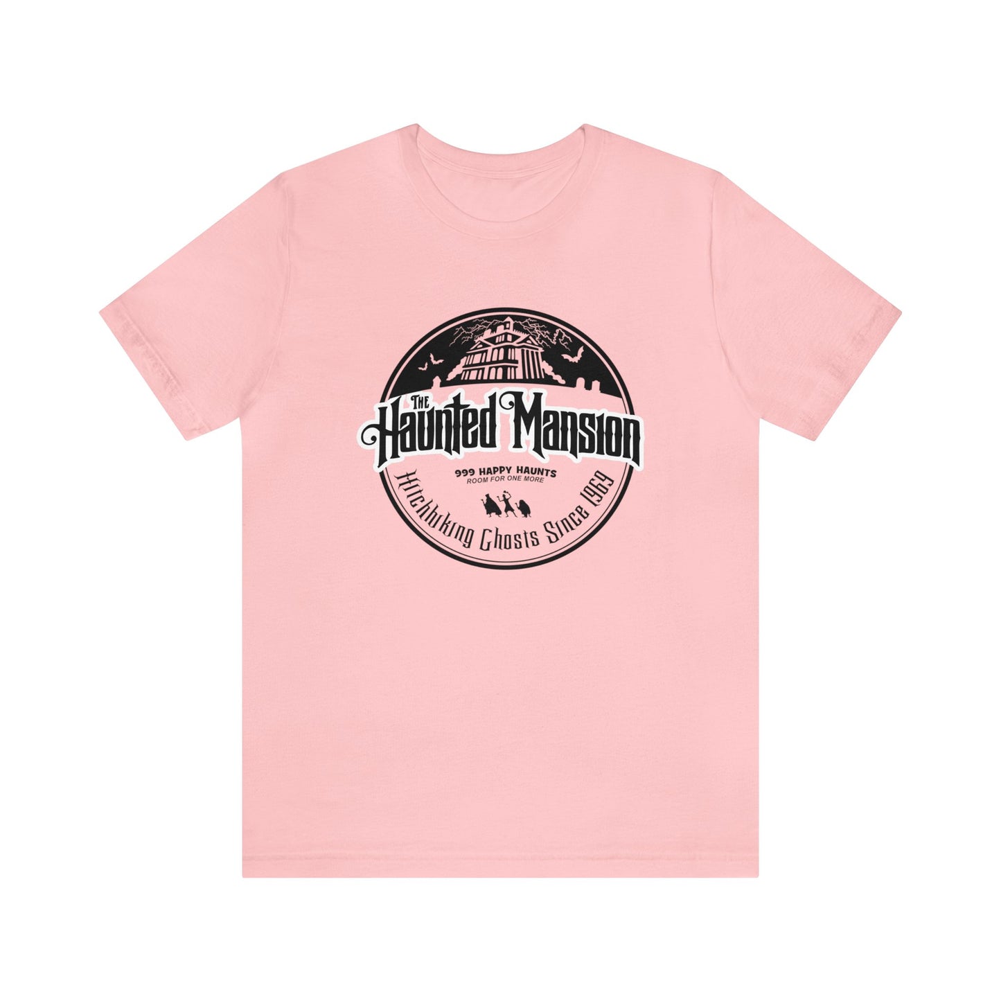 Haunted Mansion T-Shirt – Classic Theme Park Inspired Tee, Spooky Vacation Shirt, Family Trip Matching Outfit, Unisex Ghostly Attraction Shirt