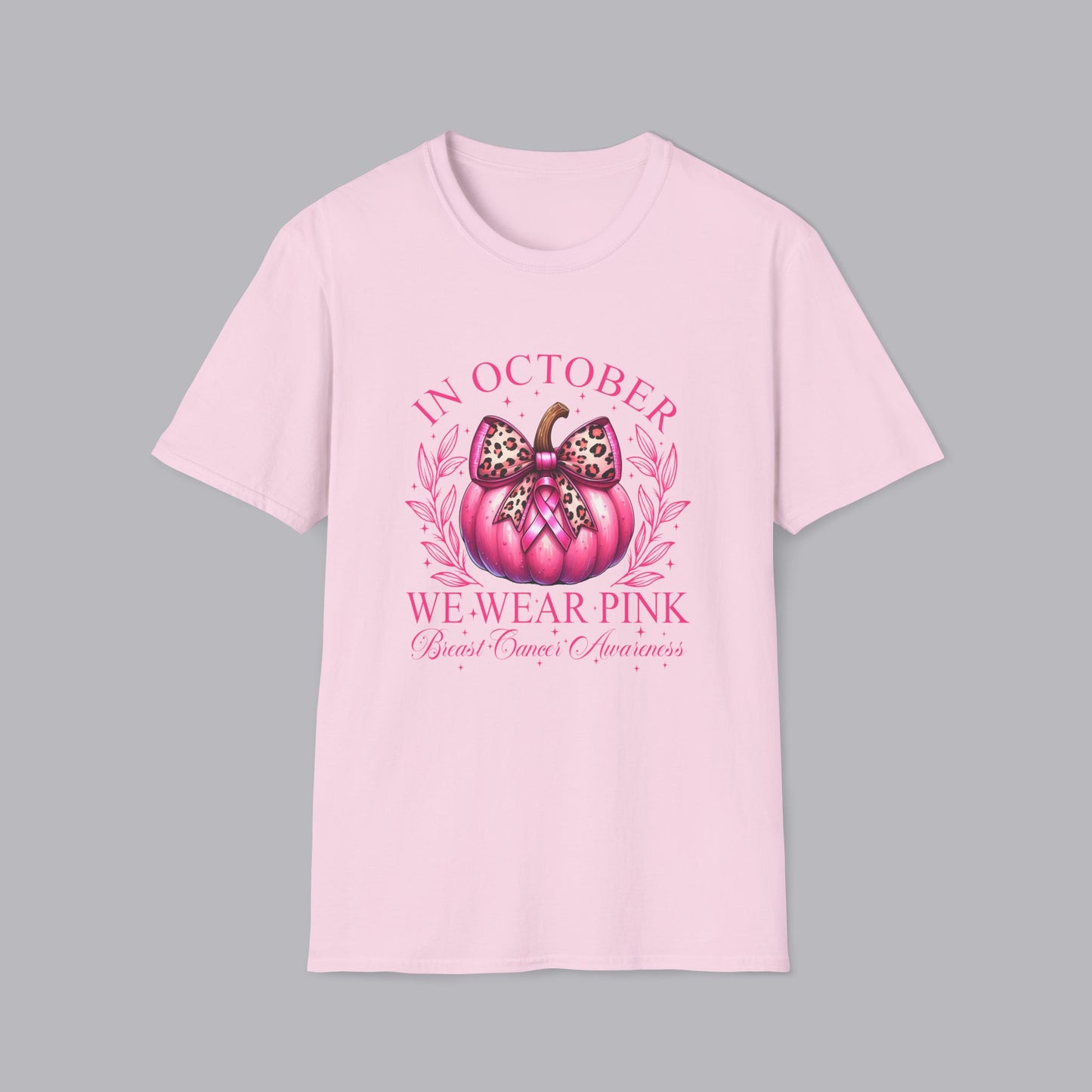 SP - October Pink Breast Cancer Awareness - Gildan Unisex Softstyle T-Shirt