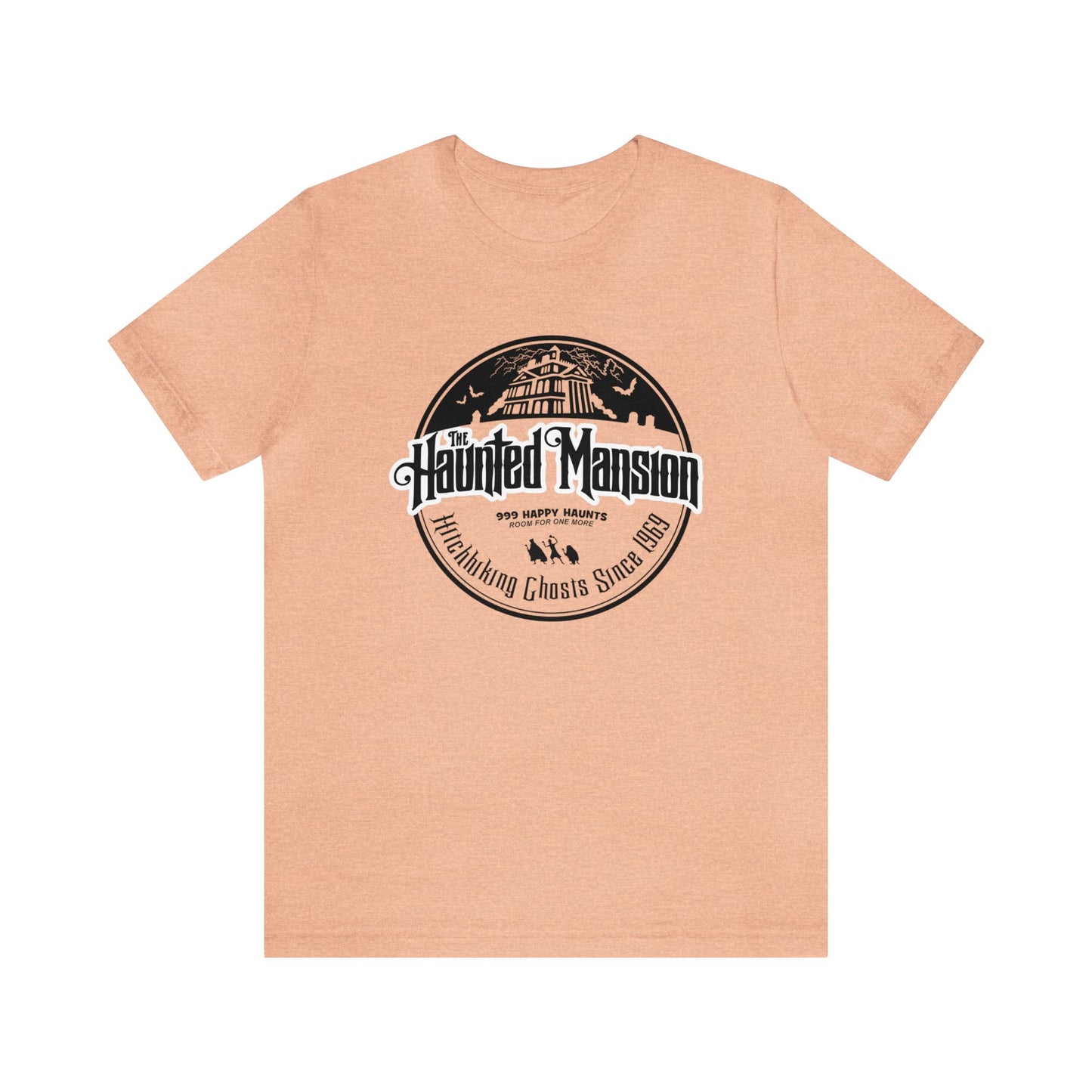 Haunted Mansion T-Shirt – Classic Theme Park Inspired Tee, Spooky Vacation Shirt, Family Trip Matching Outfit, Unisex Ghostly Attraction Shirt