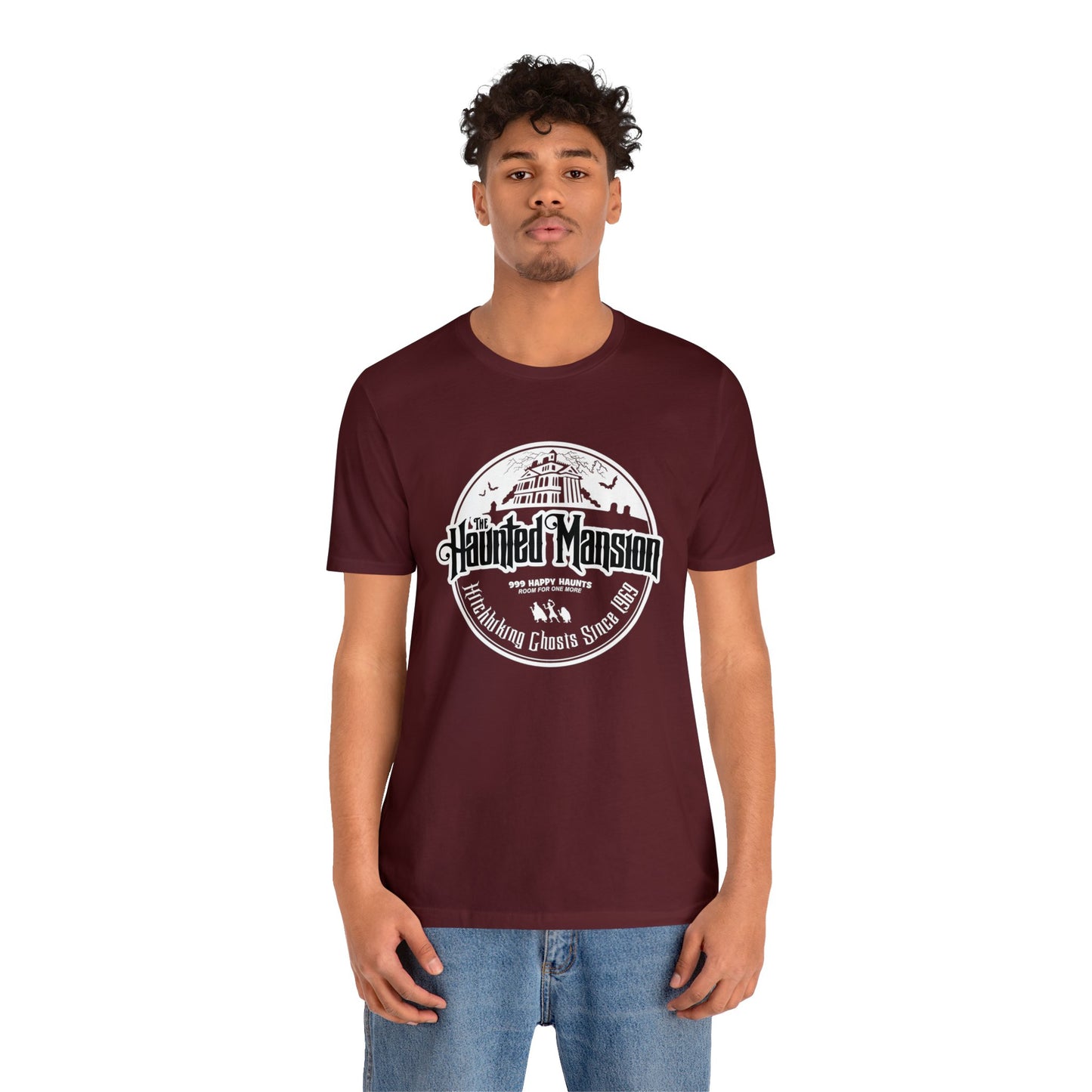 Haunted Mansion T-Shirt – Classic Theme Park Inspired Tee, Spooky Vacation Shirt, Family Trip Matching Outfit, Unisex Ghostly Attraction Shirt