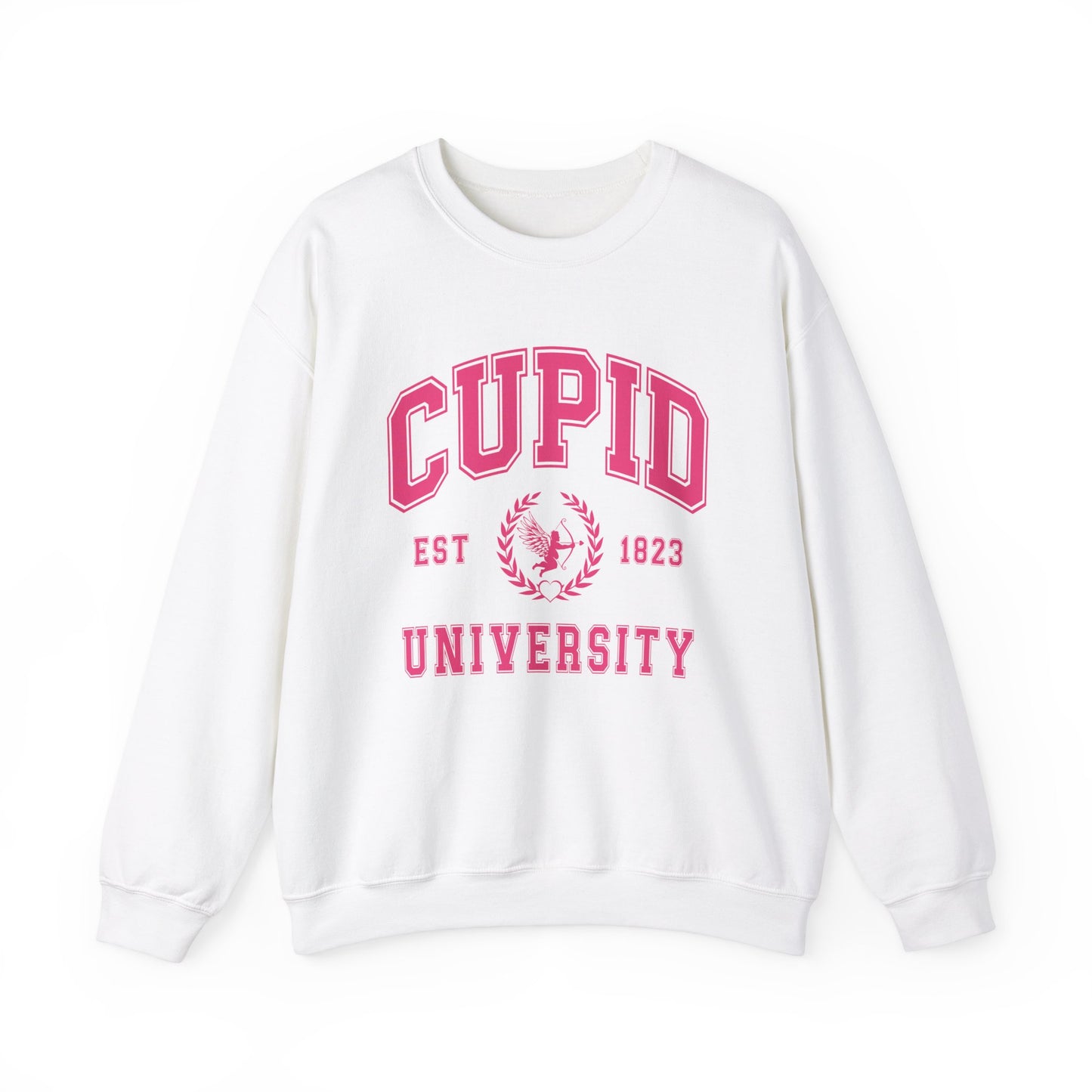 Cupid University Sweatshirt, Cute Valentine's Day Shirt, Funny College Sweatshirt, Love Crewneck Sweatshirt, Cupid Sweater