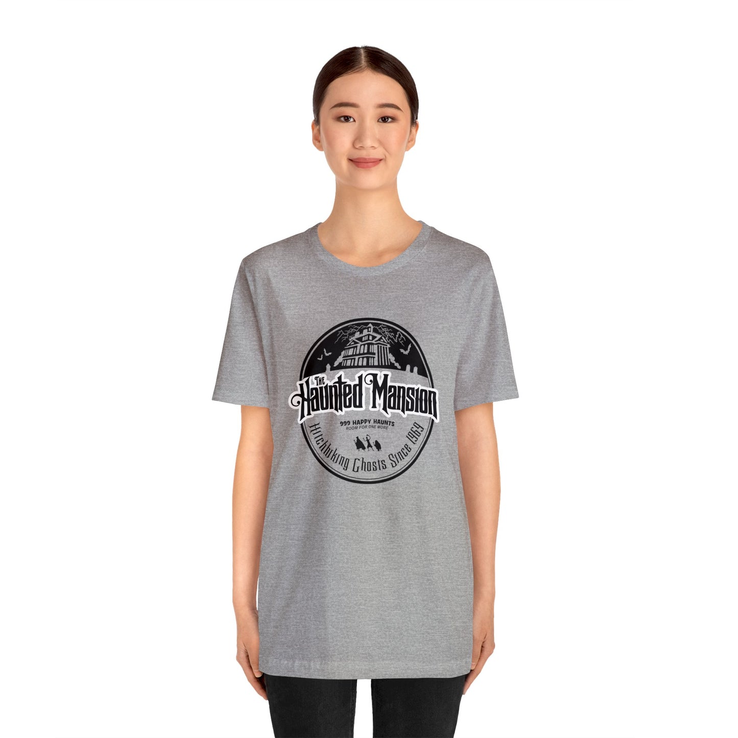 Haunted Mansion T-Shirt – Classic Theme Park Inspired Tee, Spooky Vacation Shirt, Family Trip Matching Outfit, Unisex Ghostly Attraction Shirt