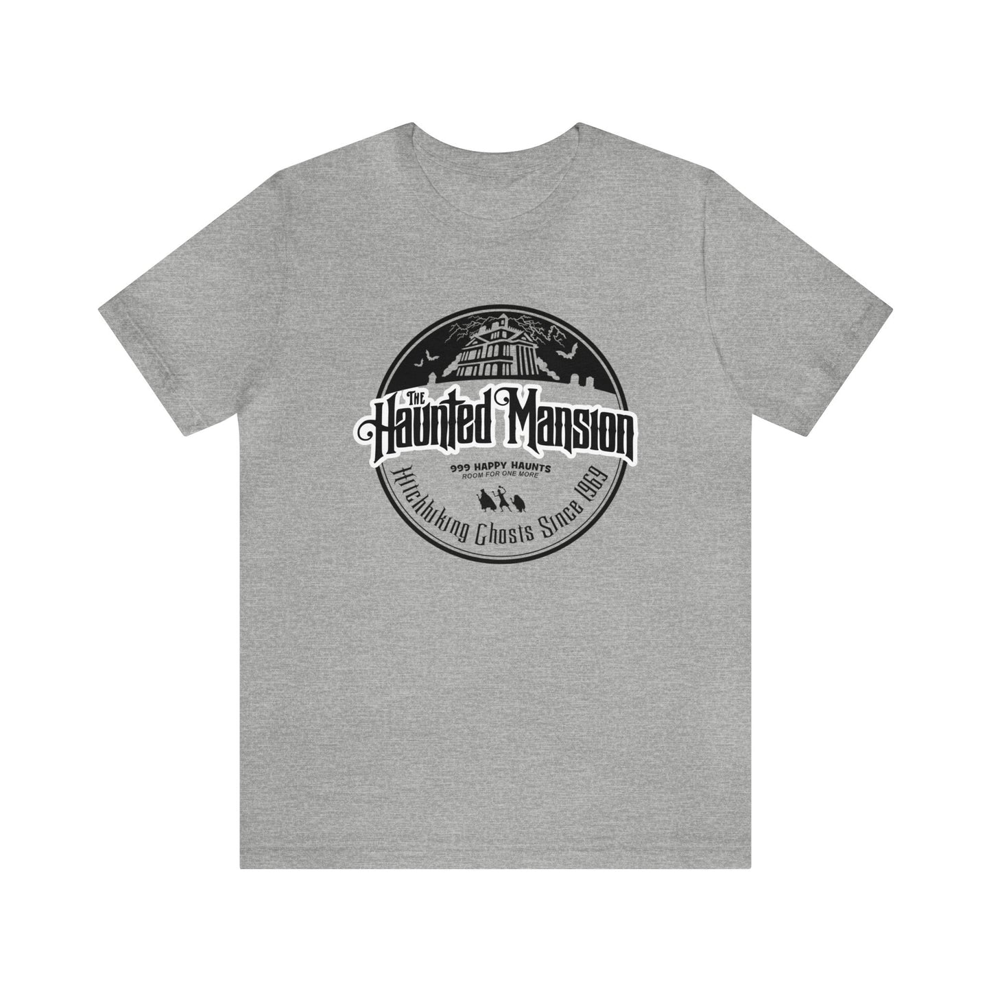 Haunted Mansion T-Shirt – Classic Theme Park Inspired Tee, Spooky Vacation Shirt, Family Trip Matching Outfit, Unisex Ghostly Attraction Shirt