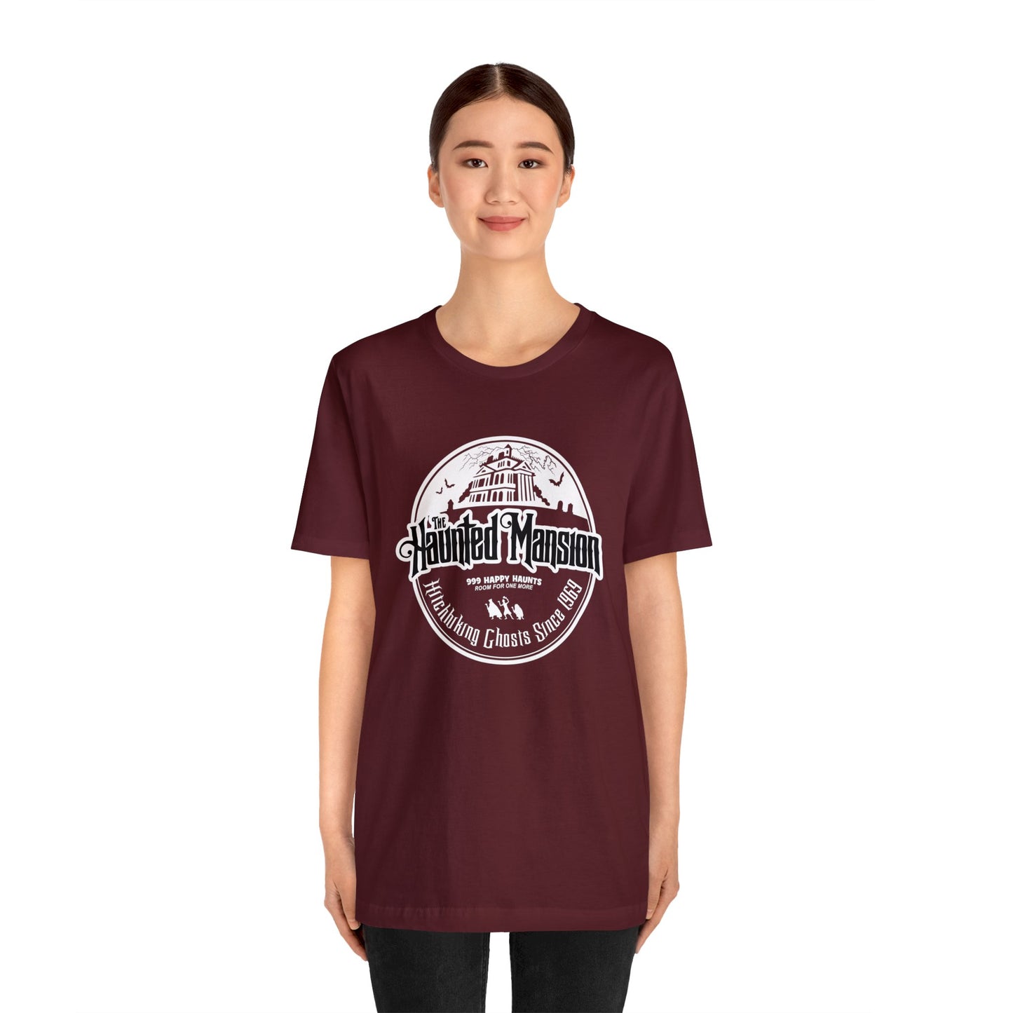 Haunted Mansion T-Shirt – Classic Theme Park Inspired Tee, Spooky Vacation Shirt, Family Trip Matching Outfit, Unisex Ghostly Attraction Shirt