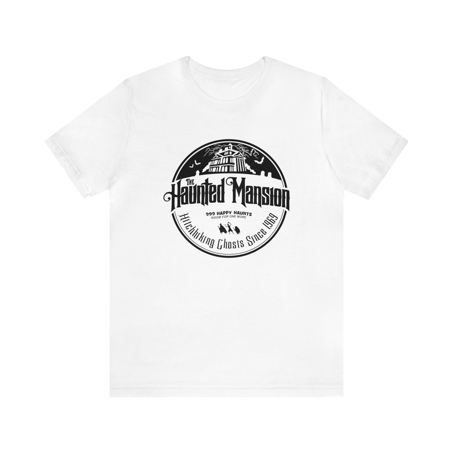 Haunted Mansion T-Shirt – Classic Theme Park Inspired Tee, Spooky Vacation Shirt, Family Trip Matching Outfit, Unisex Ghostly Attraction Shirt