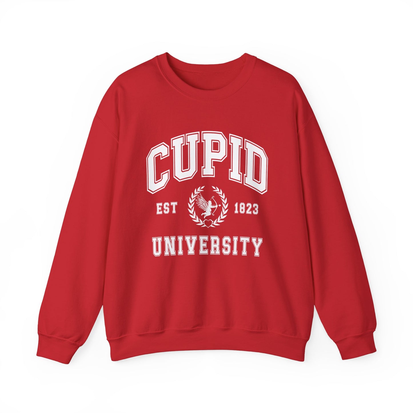 Cupid University Sweatshirt, Cute Valentine's Day Shirt, Funny College Sweatshirt, Love Crewneck Sweatshirt, Cupid Sweater