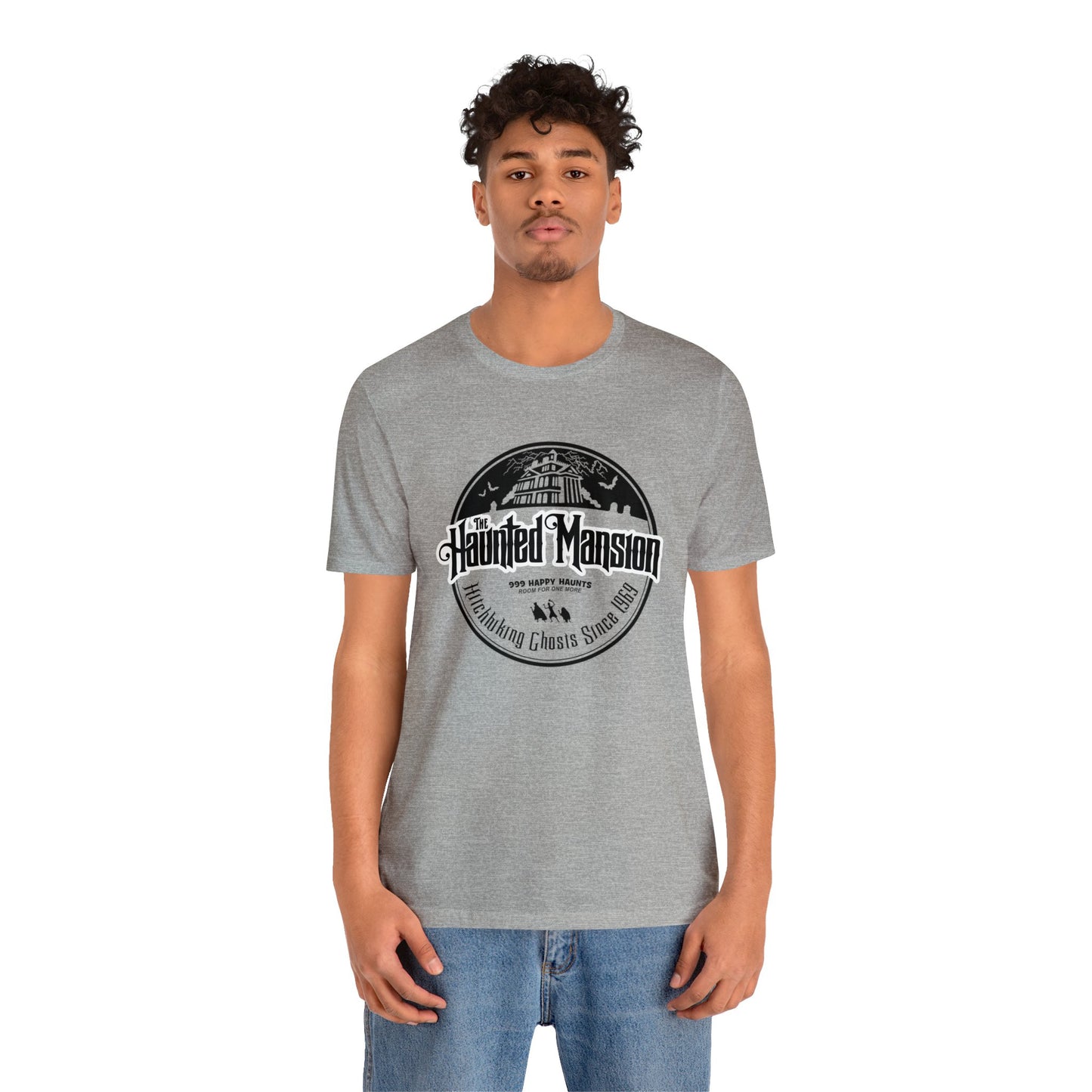 Haunted Mansion T-Shirt – Classic Theme Park Inspired Tee, Spooky Vacation Shirt, Family Trip Matching Outfit, Unisex Ghostly Attraction Shirt