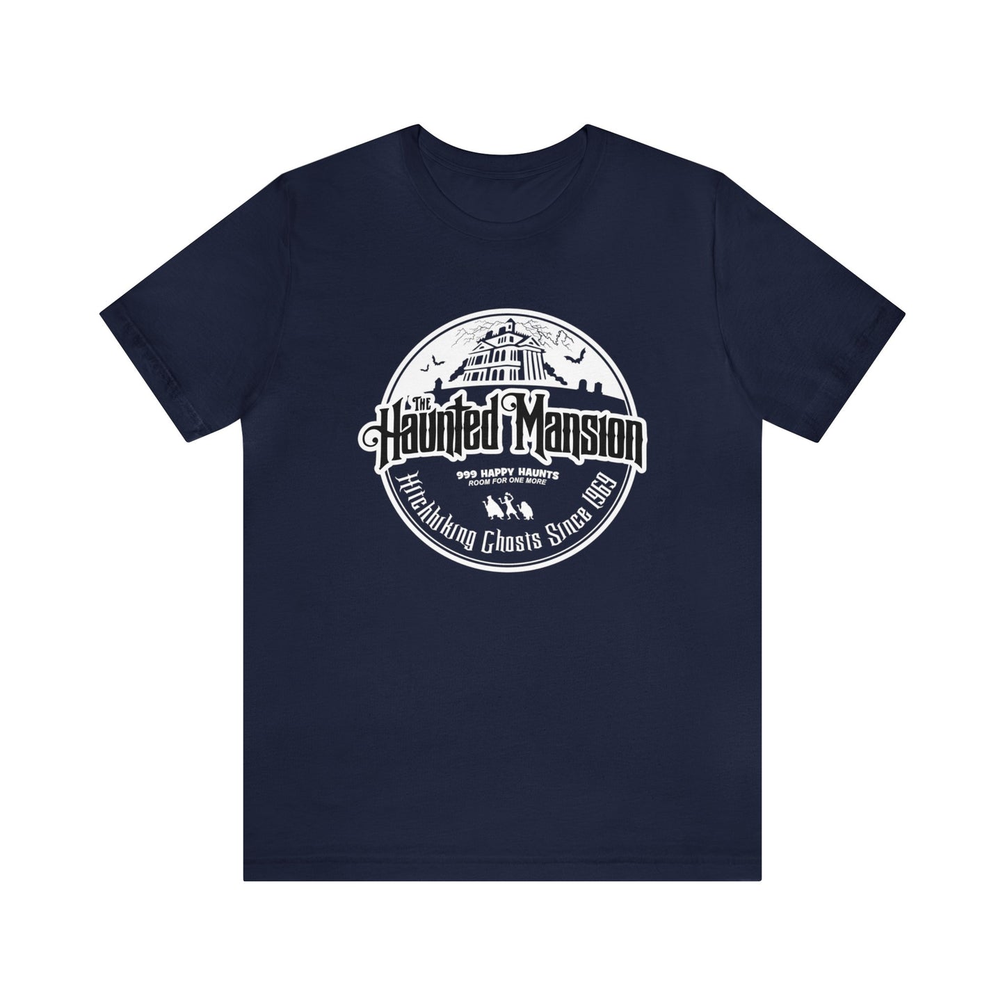 Haunted Mansion T-Shirt – Classic Theme Park Inspired Tee, Spooky Vacation Shirt, Family Trip Matching Outfit, Unisex Ghostly Attraction Shirt