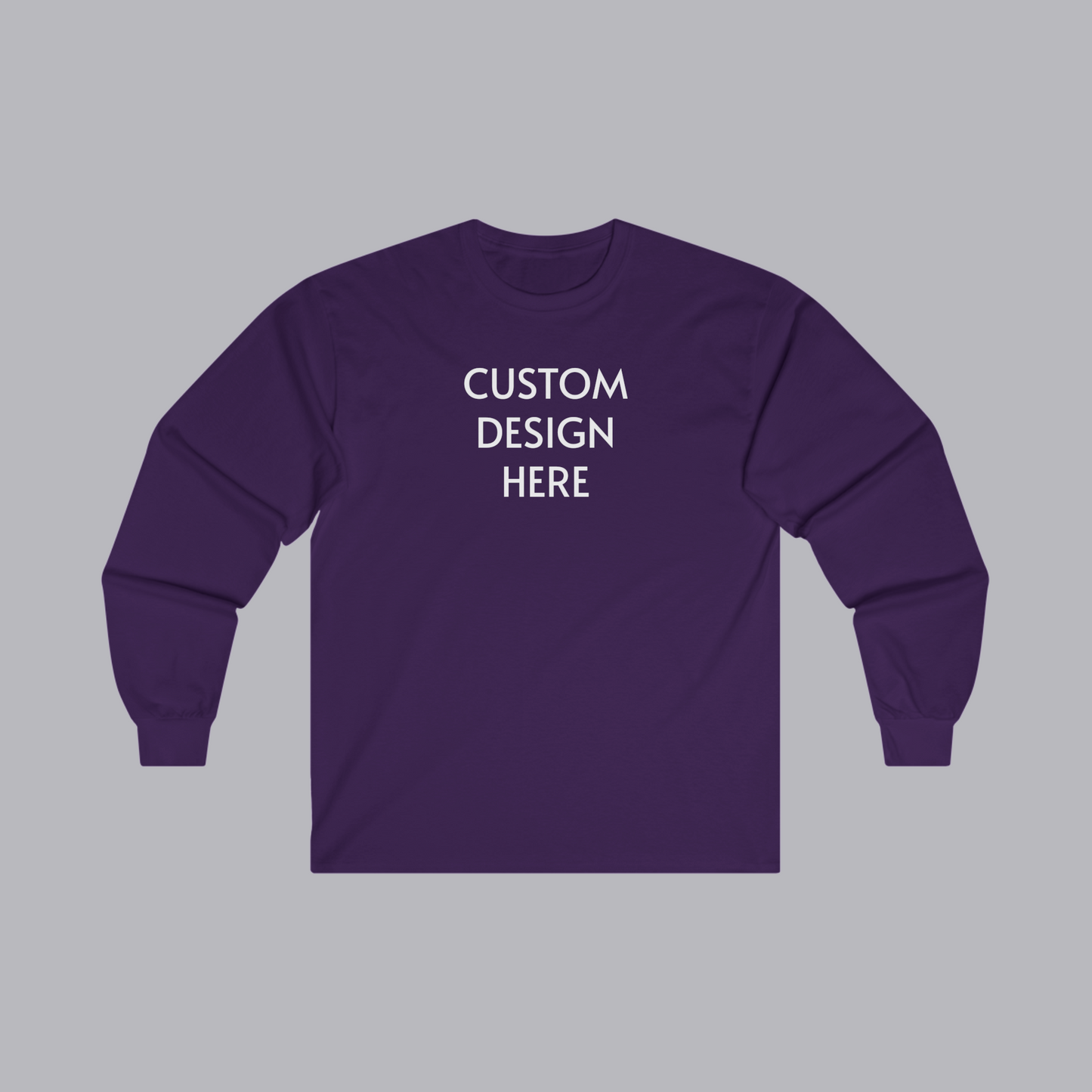 Custom Crewneck Long Sleeve - Choose a design