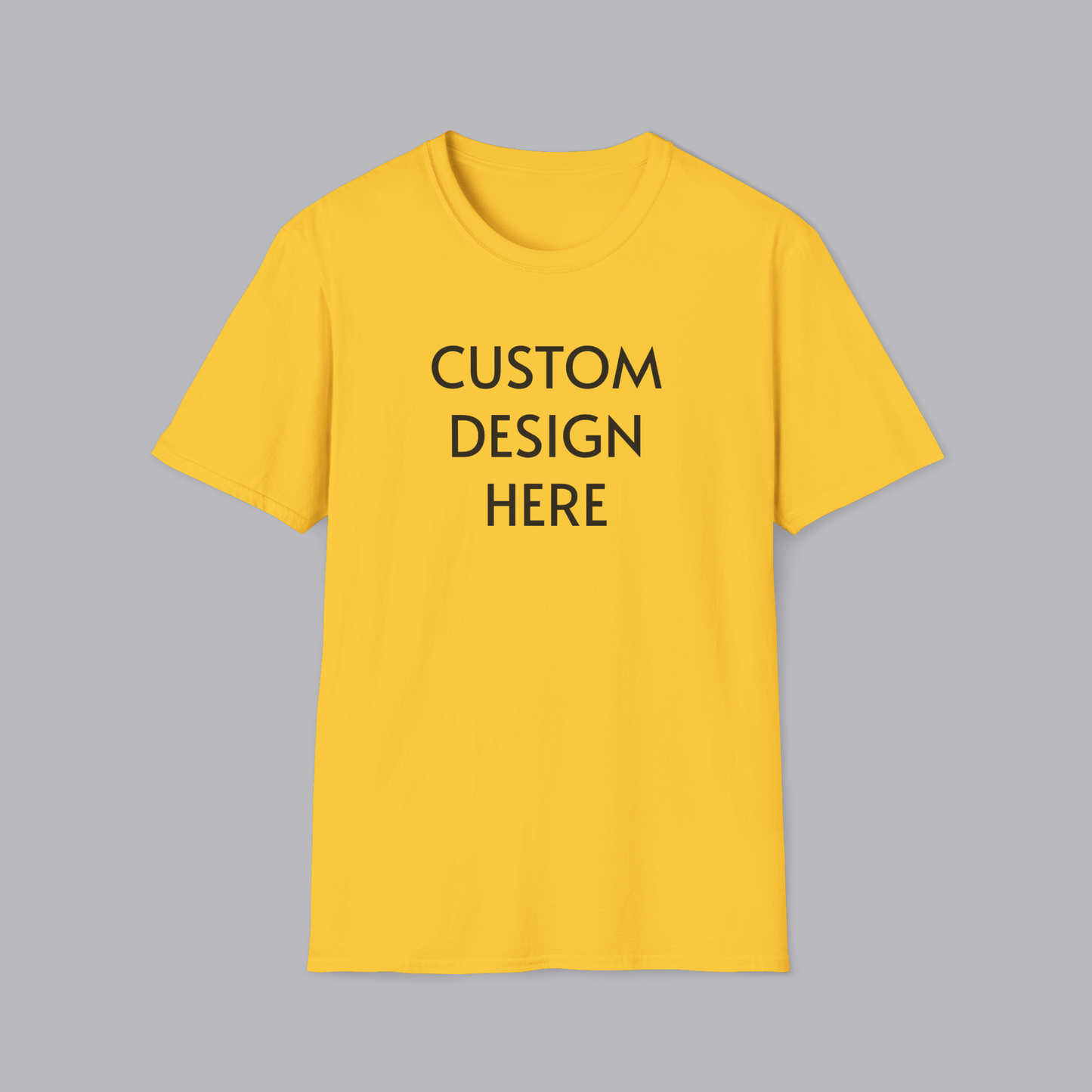 Custom Crewneck Tee Shirt