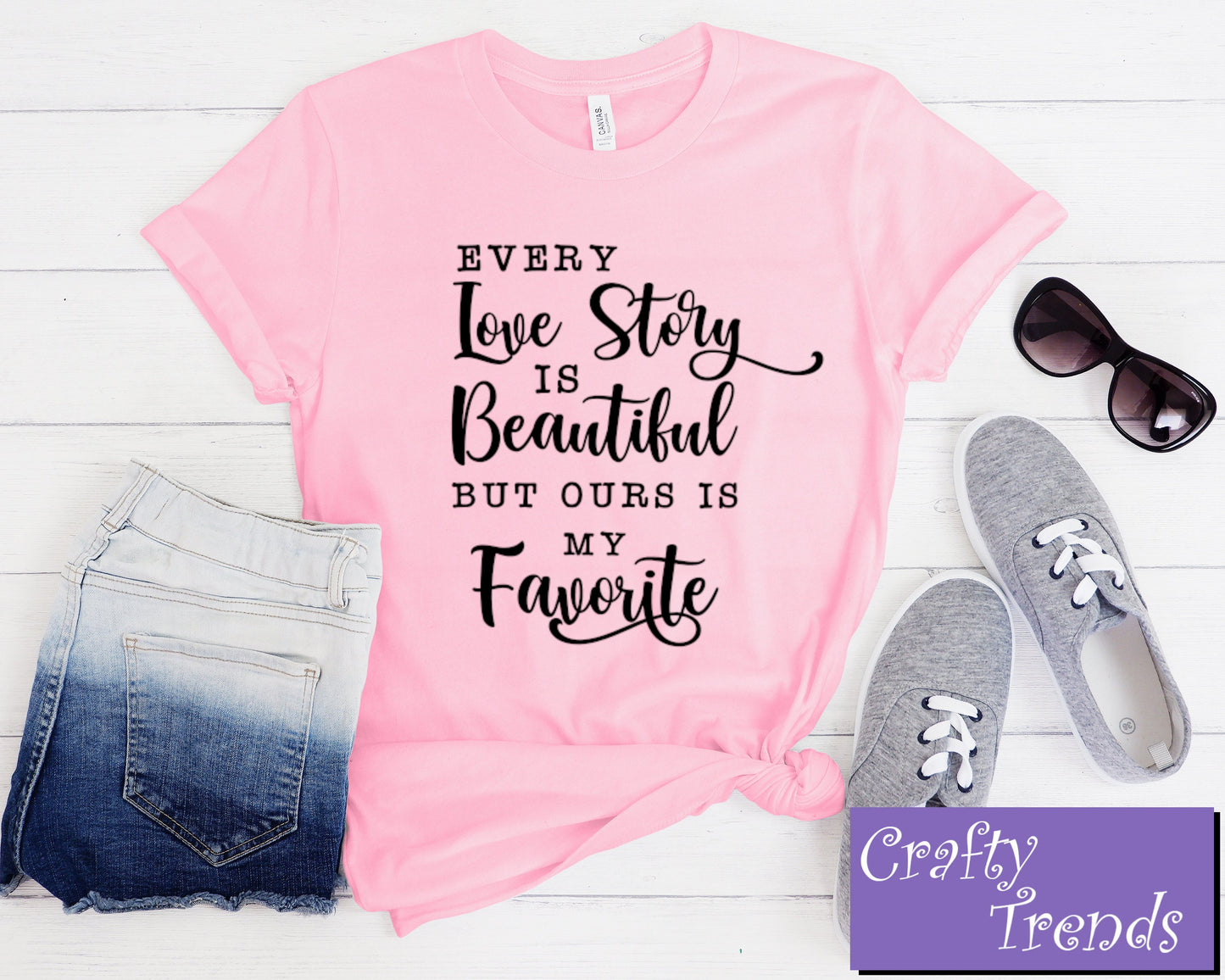Every Love Story is Beautiful But Shirt/Fall Shirt/Faith Shirt/Bridal Shirt/ Woman Autumn Shirt/Wedding Shirt