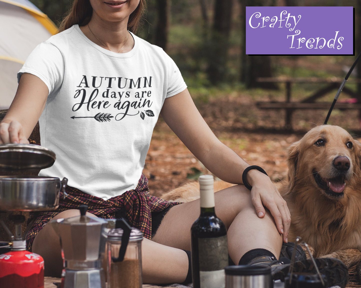 Autumn Days Are Here Again, Womens, Ladies, Shirt, Bella Canvas, Fall Collection, Fall Leaf