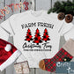 Farm Fresh Christmas Trees | Sweatshirt | Graphic Sweatshirt | Christmas | Fun Christmas Shirt | Winter | Pine Trees | Farm Fresh | Trees