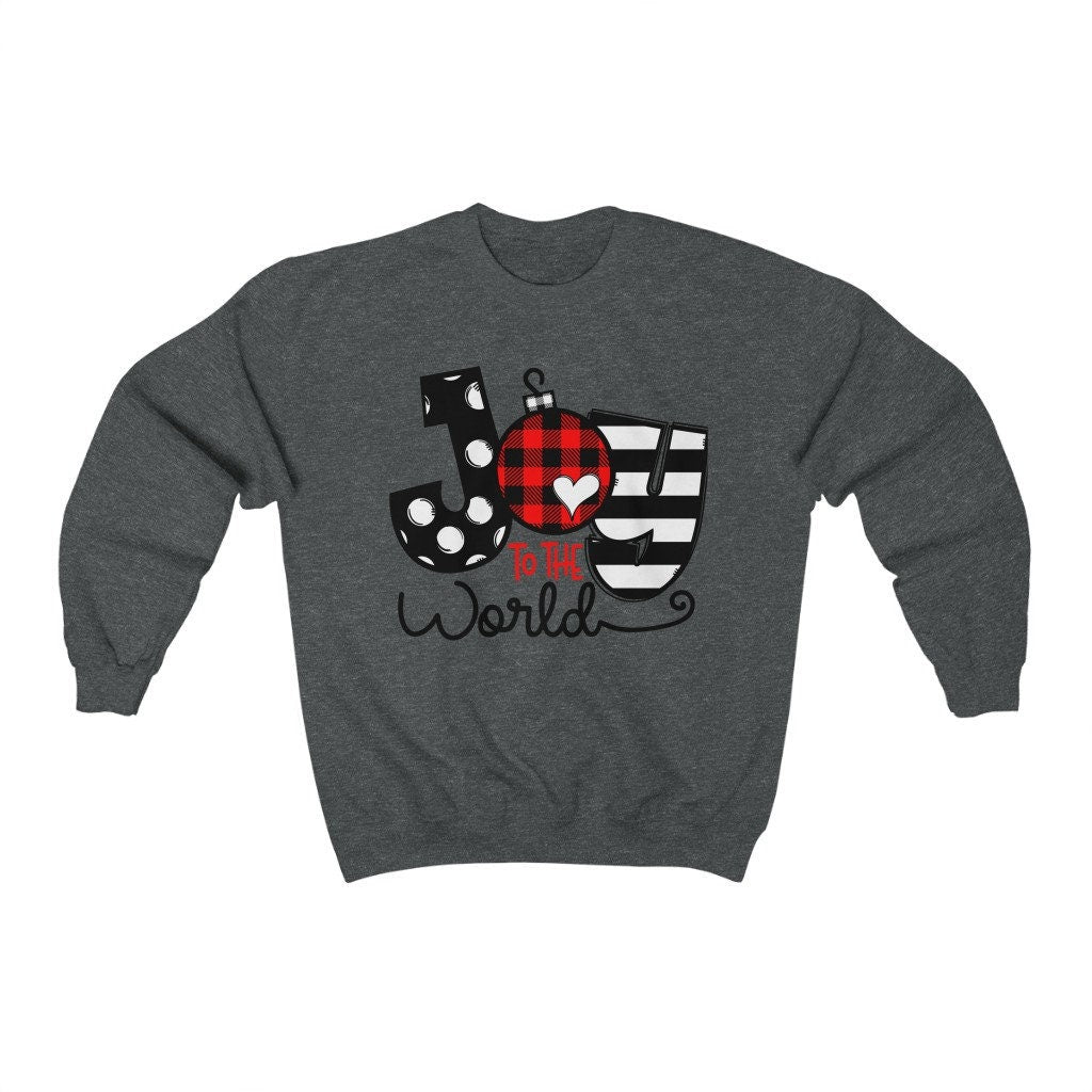 Joy to the World Sweatshirt, Christmas Sweatshirt, Holiday Sweatshirt, Joy Sweatshirt, Cute Graphic Sweatshirt