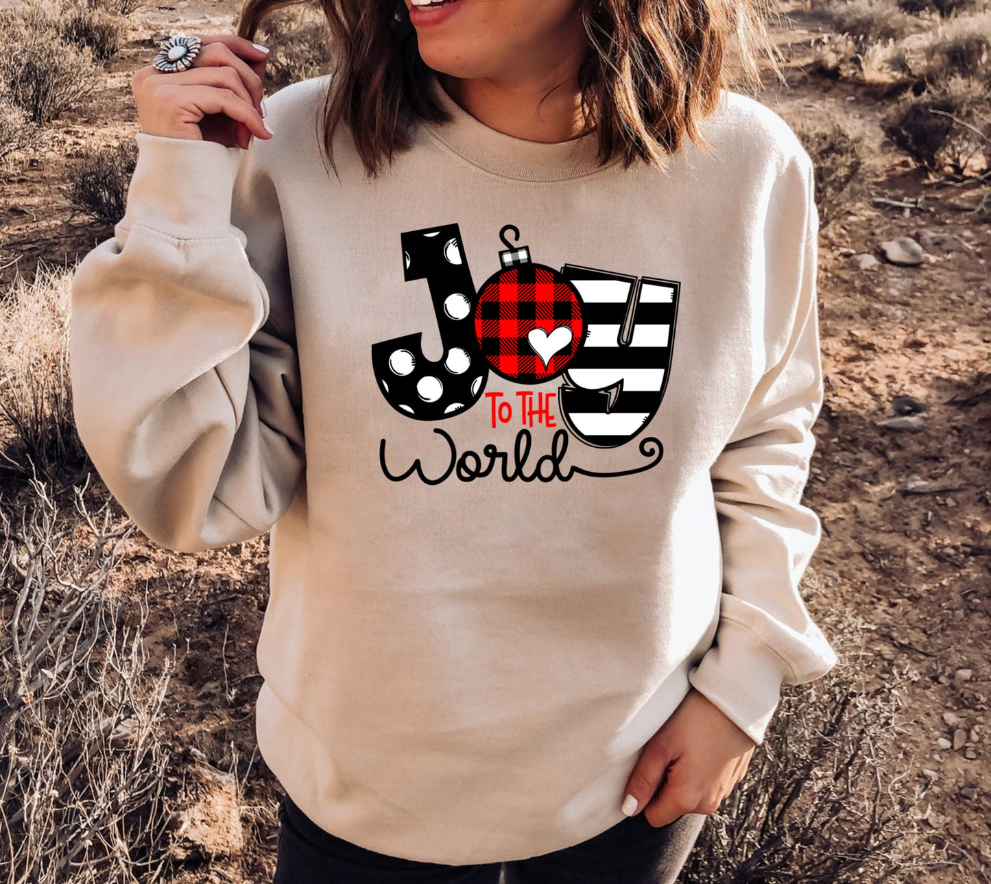 Joy to the World Sweatshirt, Unisex T Shirt, Hoodie, Christmas Sweatshirt, Holiday Sweatshirt, Joy Sweatshirt, Cute Graphic Sweatshirt