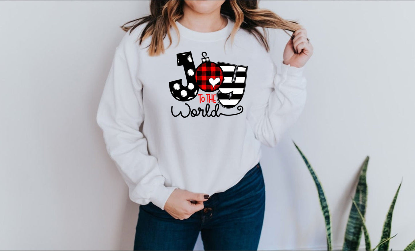 Joy to the World Sweatshirt, Unisex T Shirt, Hoodie, Christmas Sweatshirt, Holiday Sweatshirt, Joy Sweatshirt, Cute Graphic Sweatshirt