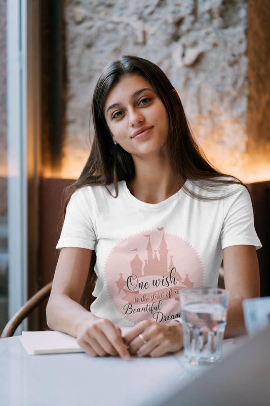 One Wish is the Start of a Beautiful Dream Shirt, Cinderella Shirt, Princess Shirt, Disney Trip Shirt, Castle Shirt, Park Shirt