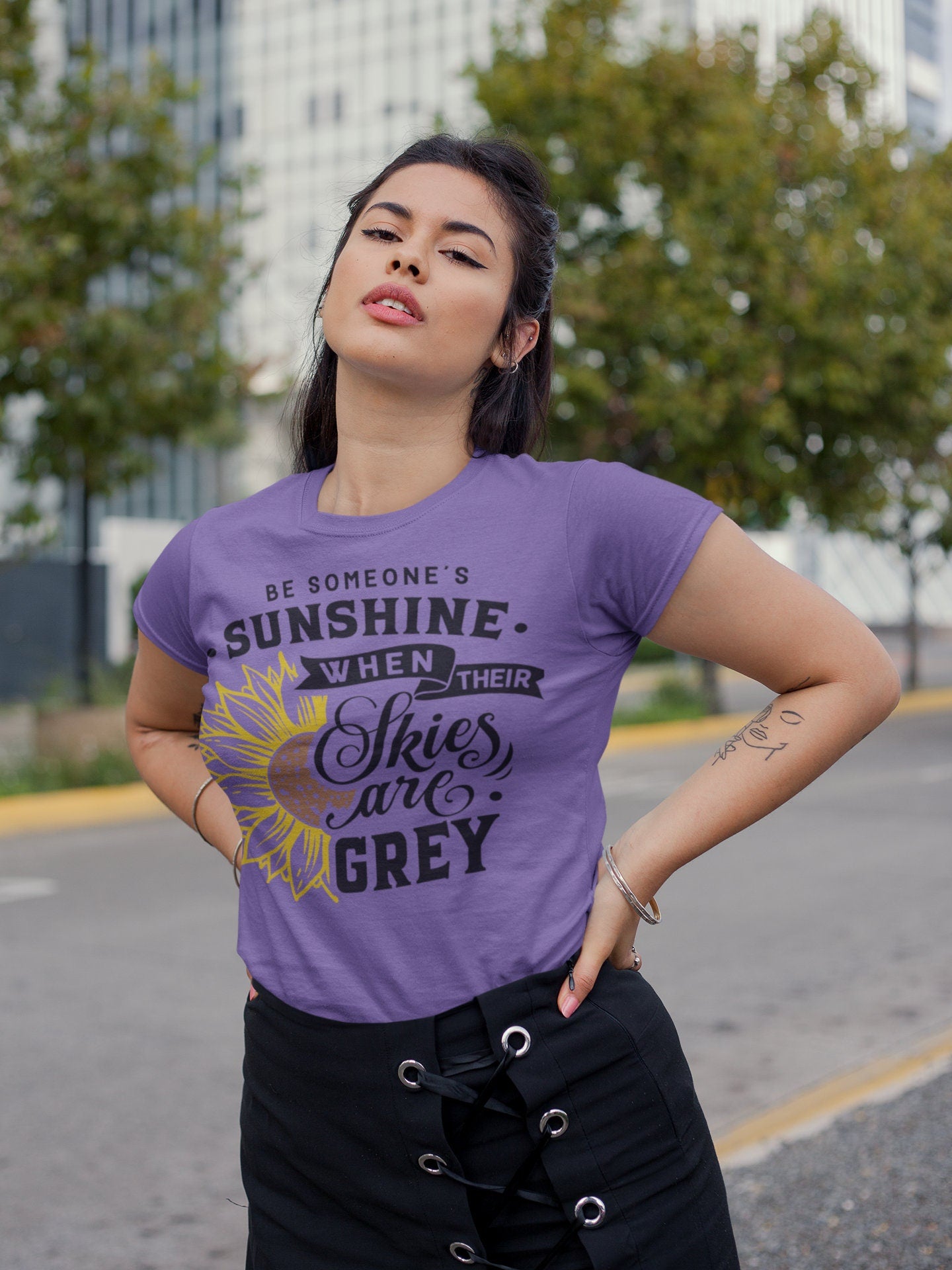 Be Someone's Sunshine T-Shirt/ Sunflower Tee T-Shirt/ Motivational Shirt/ Inspirational Shirt/ Women Tee/ Friendship Tee