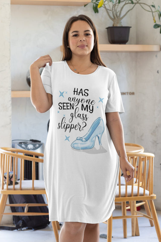 Has Anyone Seen My Glass Slipper Dress, Cinderella Dress, Princess Dress, Disney Trip Dress, Vacation Dress, Park Dress, Women's Dress