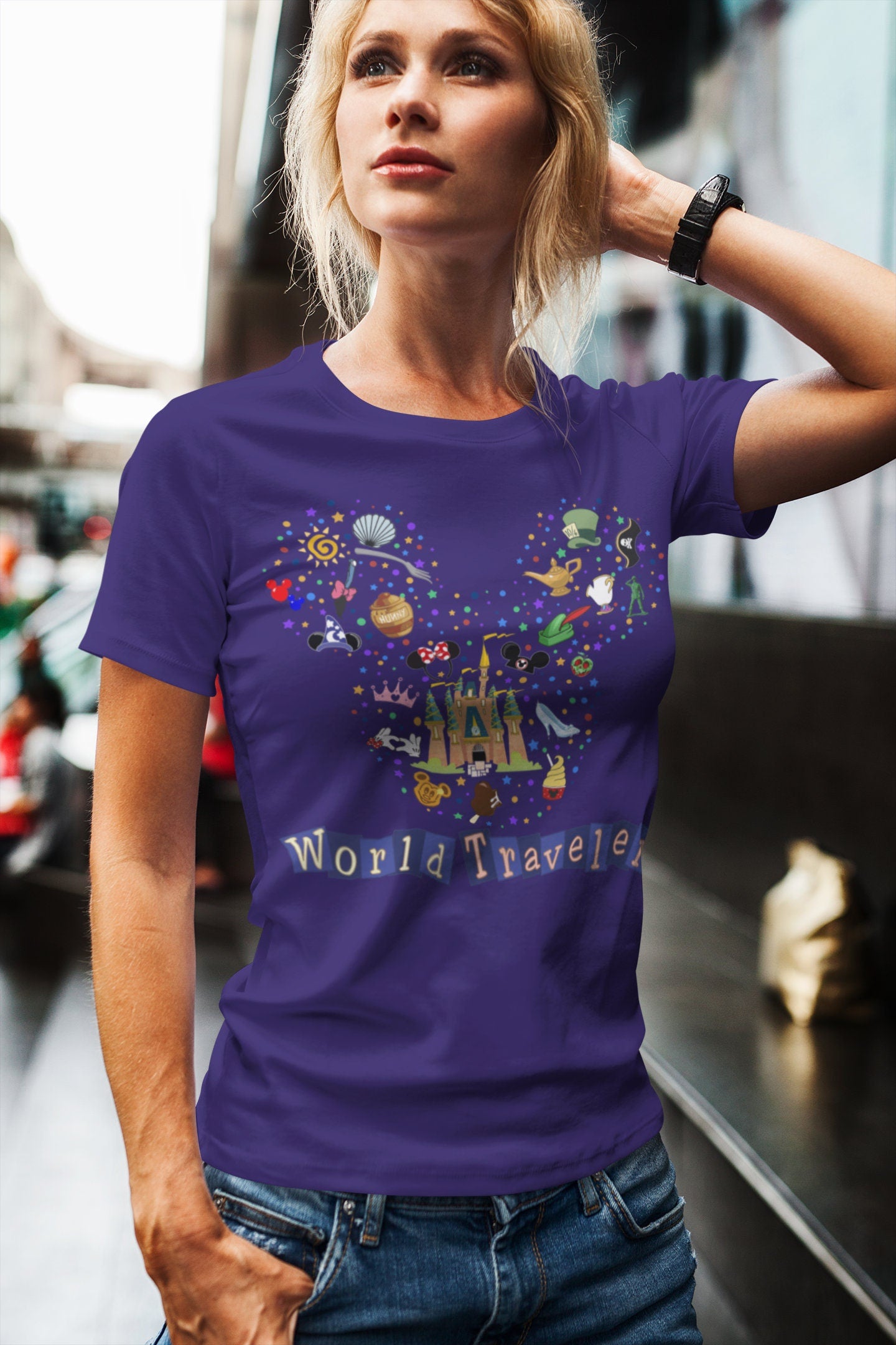 World Traveler Shirt, Mouse Ears Tee, Disney Trip Shirt, Matching Family Shirts, Couple Shirts, Disney Vacation Shirts, Unisex Shirts,