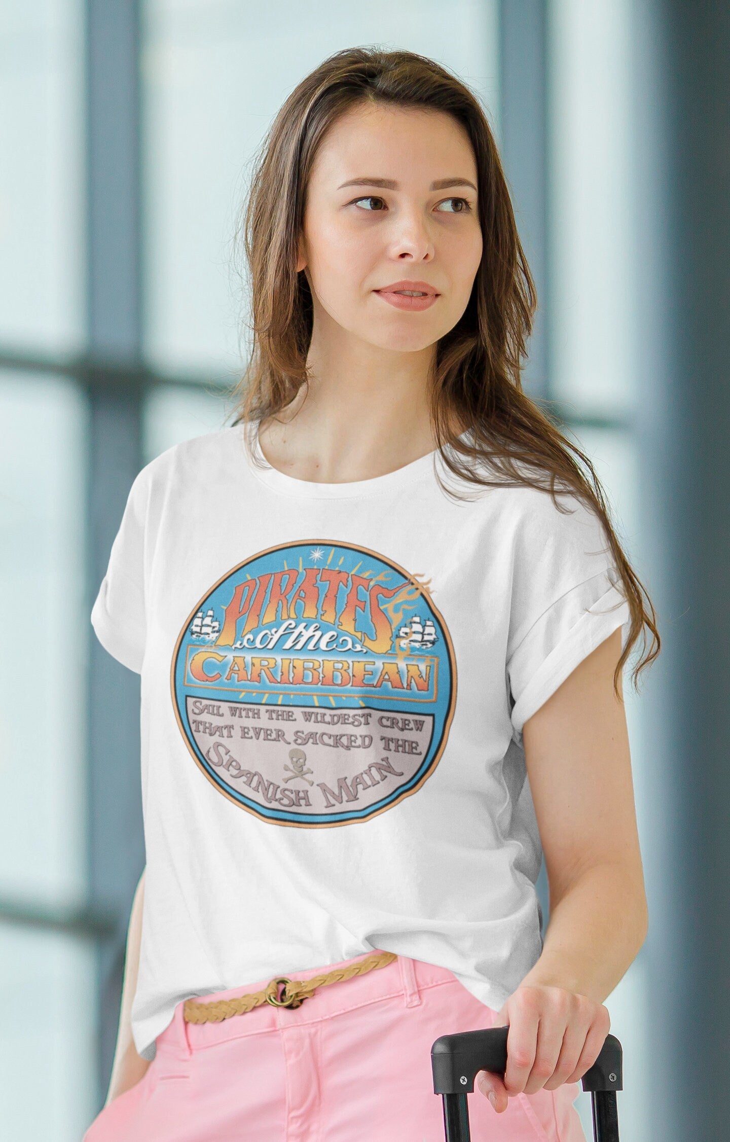 Classic Pirates of the Caribbean Round Shirt, Disney Trip Shirt, Vacation Shirt, Cruise Shirt, Theme Park Shirt, Pirates Shirt, Pirates Li