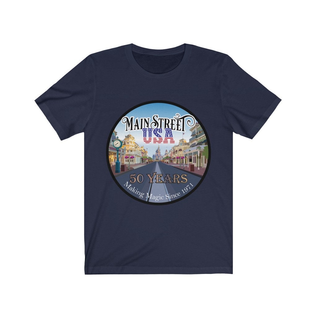 Main Street USA 50 Years of Magic Shirt, Disney Trip Shirt, Vacation Shirt, Disney Inspired Shirt, Unisex Shirt, Graphic Tee