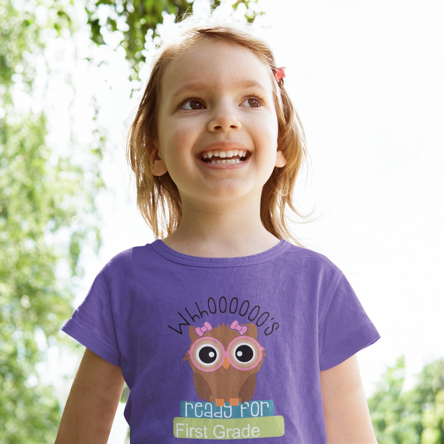 Who's Ready for First Grade Shirt, School Girls First Grade Shirt, Back to School Shirt, First Grade Shirt, Cute Girls Owl Shirt