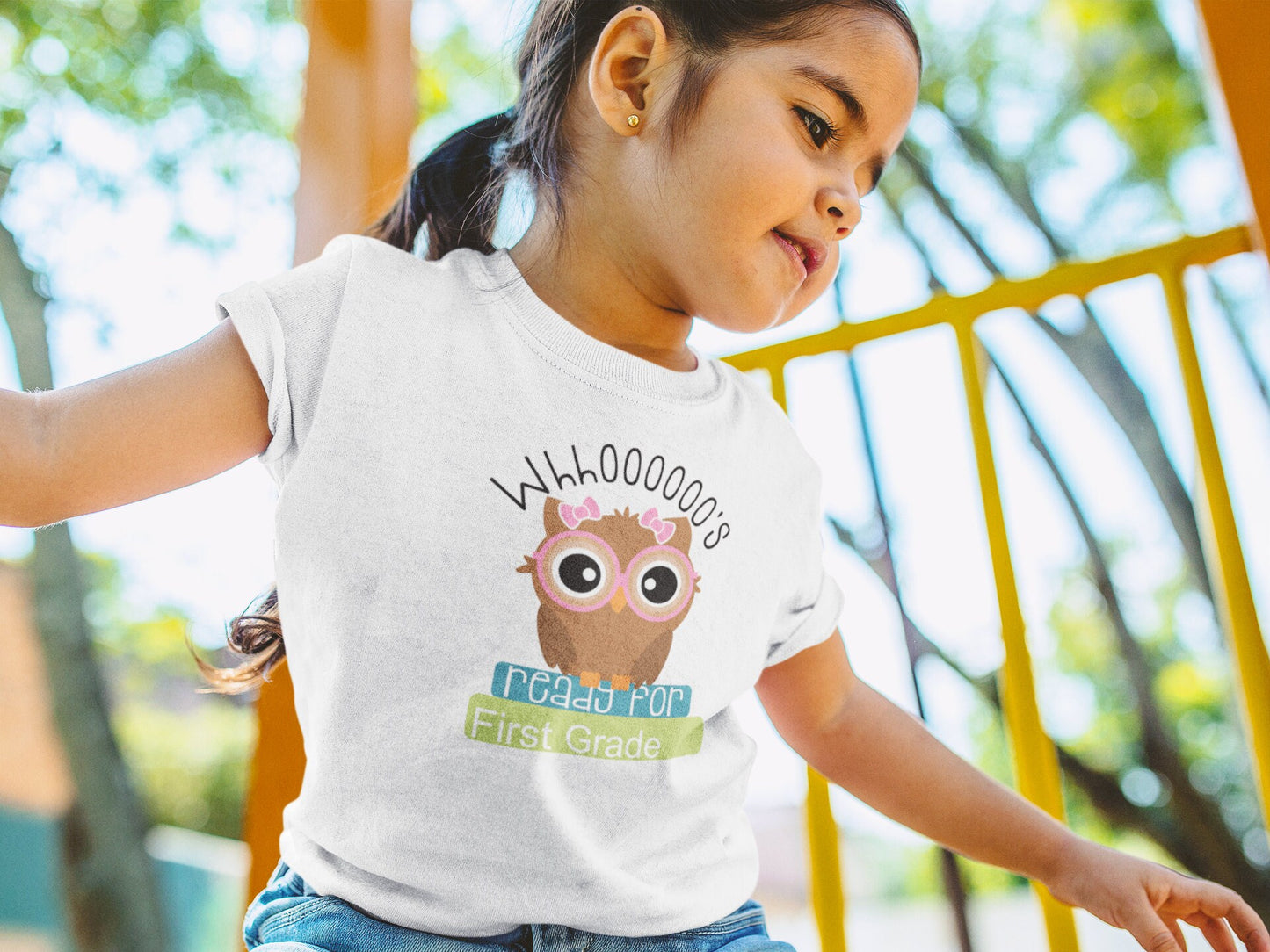 Who's Ready for First Grade Shirt, School Girls First Grade Shirt, Back to School Shirt, First Grade Shirt, Cute Girls Owl Shirt