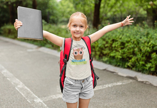 Who's Ready for First Grade Shirt, School Girls First Grade Shirt, Back to School Shirt, First Grade Shirt, Cute Girls Owl Shirt