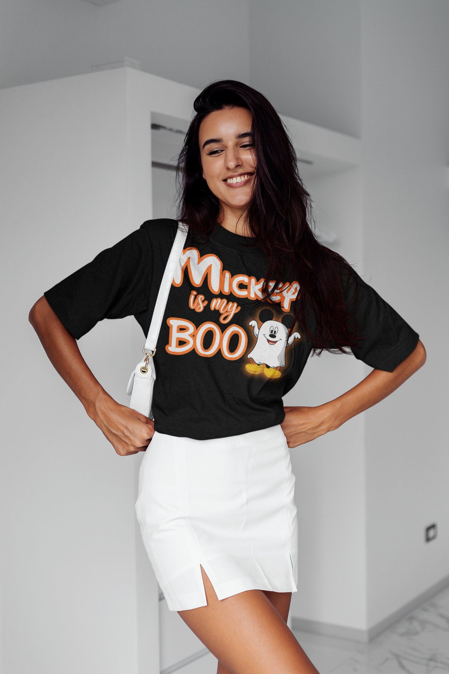Mickey Is My Boo Shirt, Mickey Ghost Shirt, Mickey Halloween Inspired Shirt, Disney Trip Halloween Shirt, Adult Disney Shirt