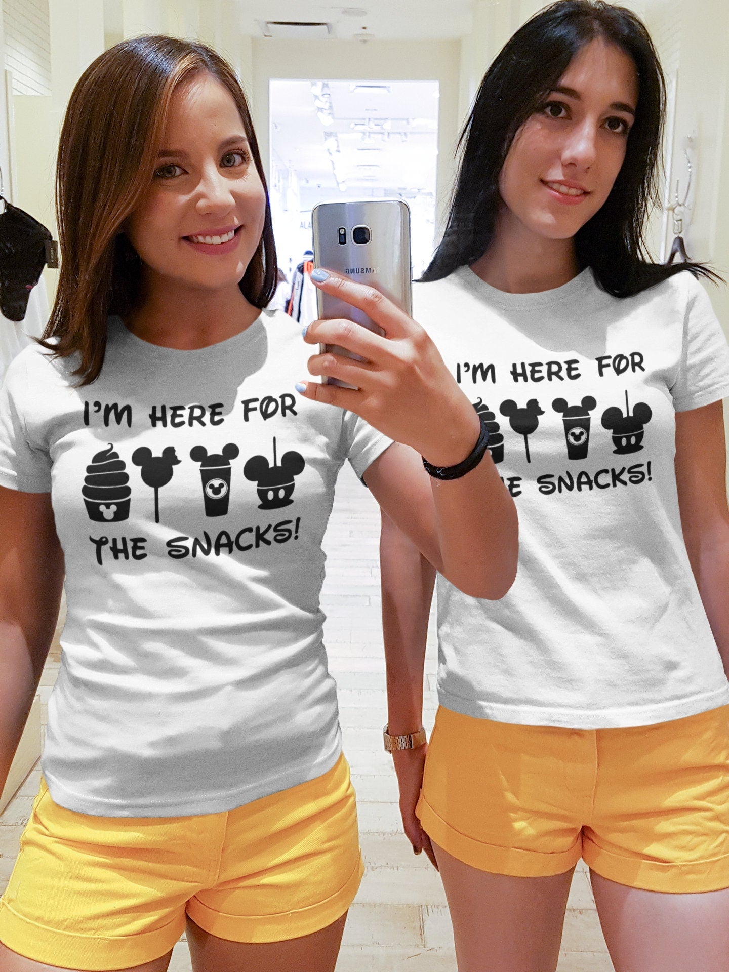 I'm Here for the Snacks Shirt, Disney Vacation Shirts, Disney Family Shirts, Mickey Shaped Food Shirts, Disney Snack Shirts, Unisex Shirts