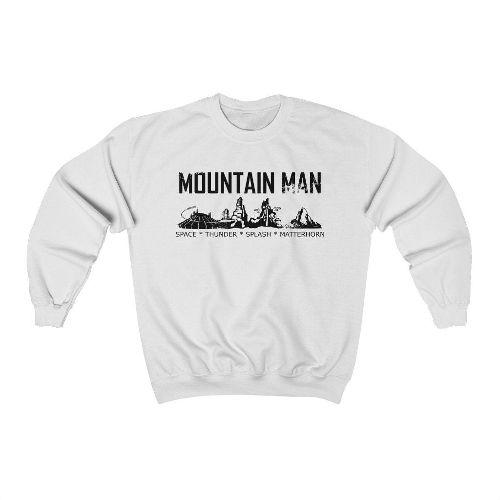 Mountain Man Disneyland Sweatshirt, Disney Inspired Sweatshirt, Guys Sweatshirt, Disney Vacation, Attractions Rides Sweatshirt
