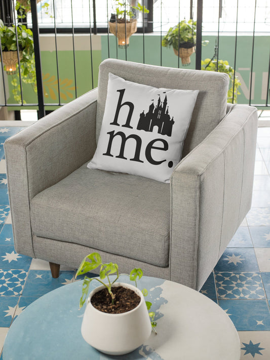 Castle Home Pillow, Cinderella Decorative Pillow, Vacation Pillow, Princess Decor Pillow, Throw Pillow, House Warming Gift, Home Gift