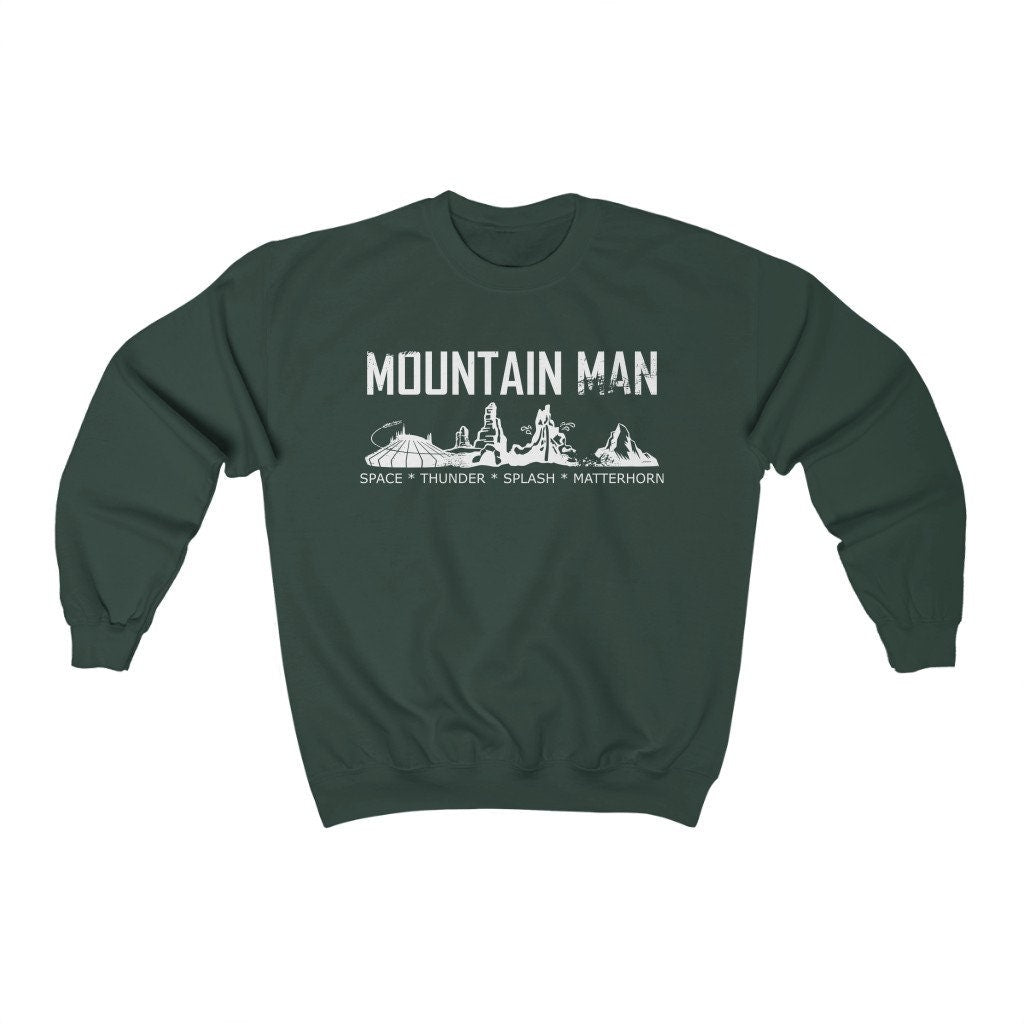 Mountain Man Disneyland Sweatshirt, Disney Inspired Sweatshirt, Guys Sweatshirt, Disney Vacation, Attractions Rides Sweatshirt