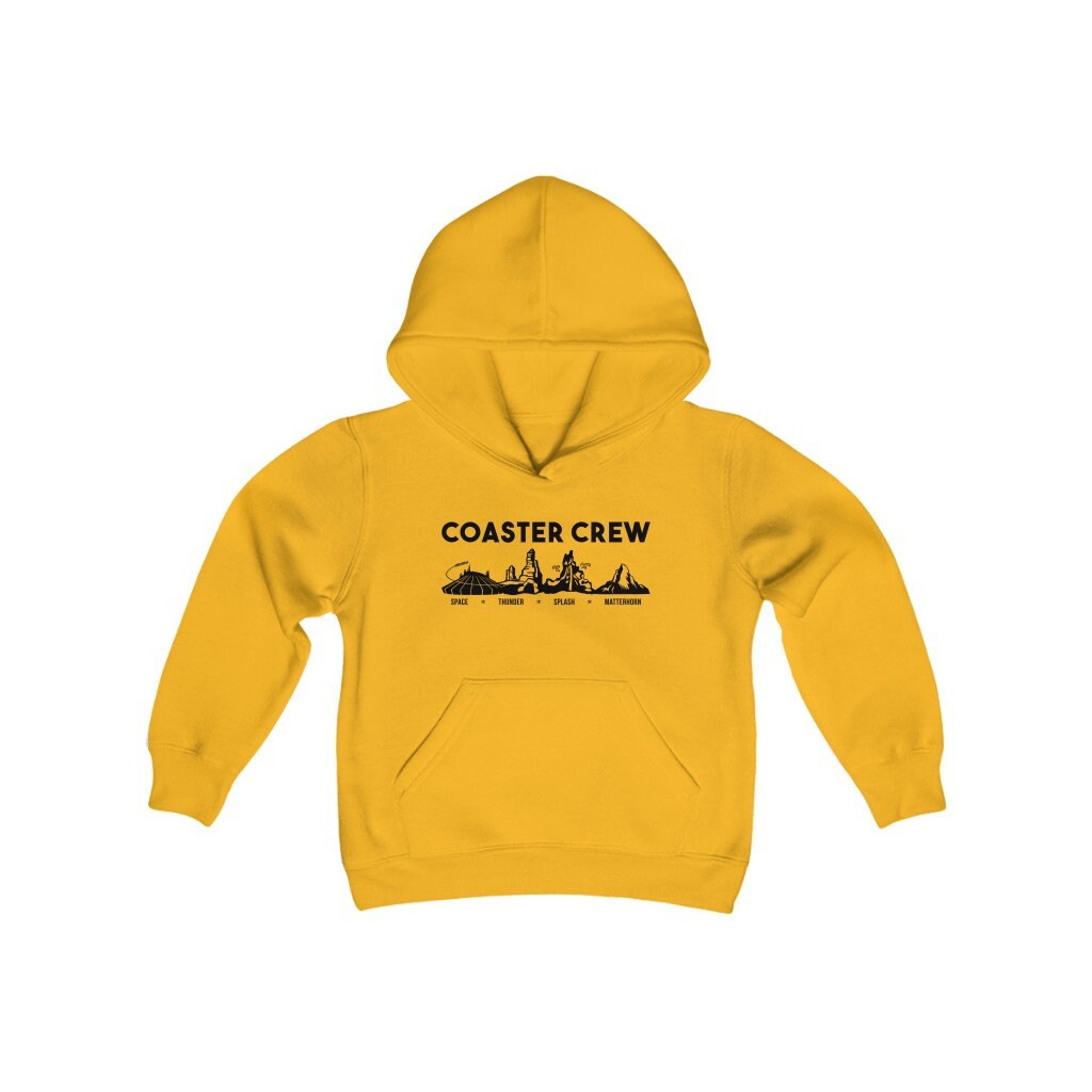Youth Coaster Crew Heavy Blend Hooded Sweatshirt, Disney Trip Shirt, Guys Disney Shirt, Disney Vacation Shirt, Family Matching Shirt