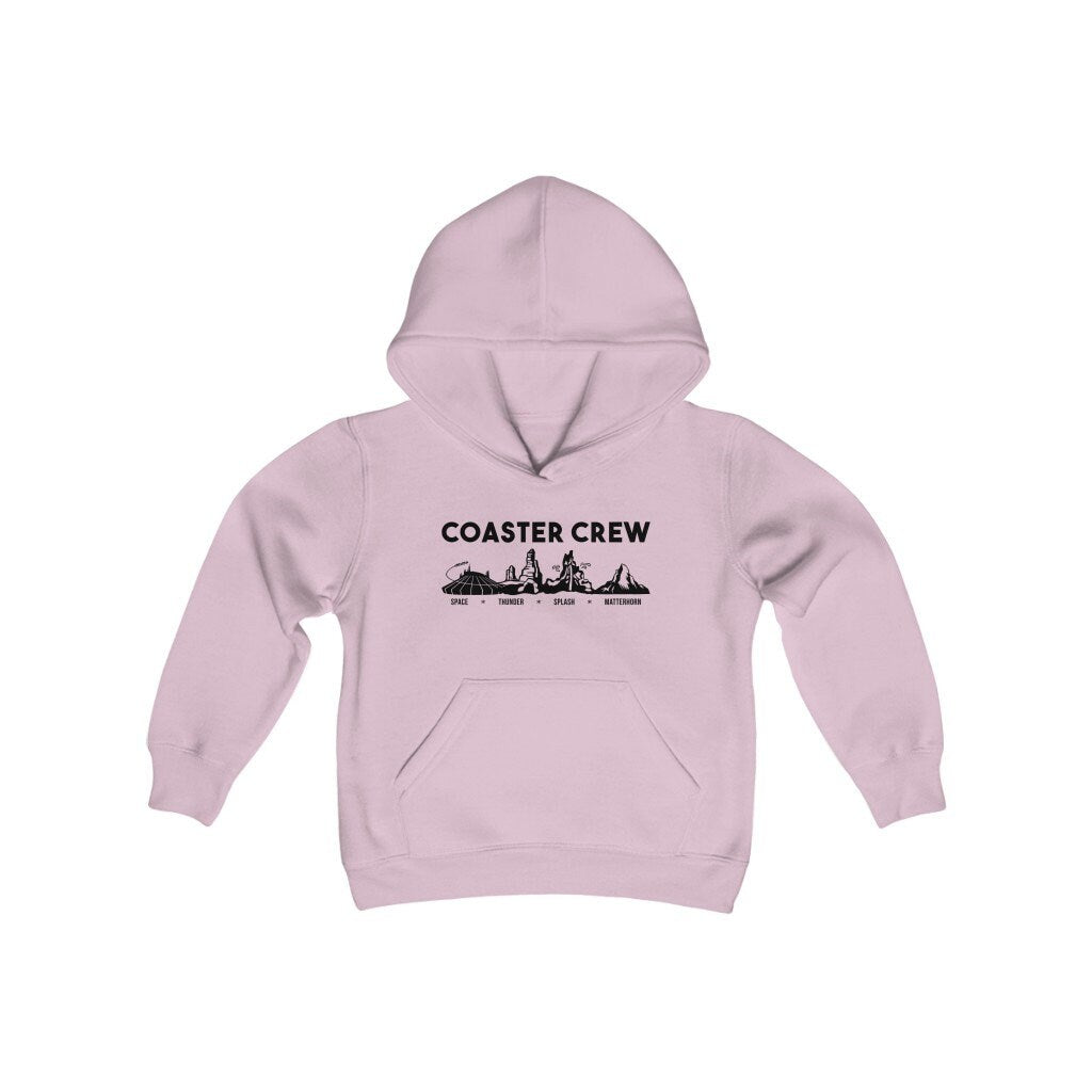 Youth Coaster Crew Heavy Blend Hooded Sweatshirt, Disney Trip Shirt, Guys Disney Shirt, Disney Vacation Shirt, Family Matching Shirt