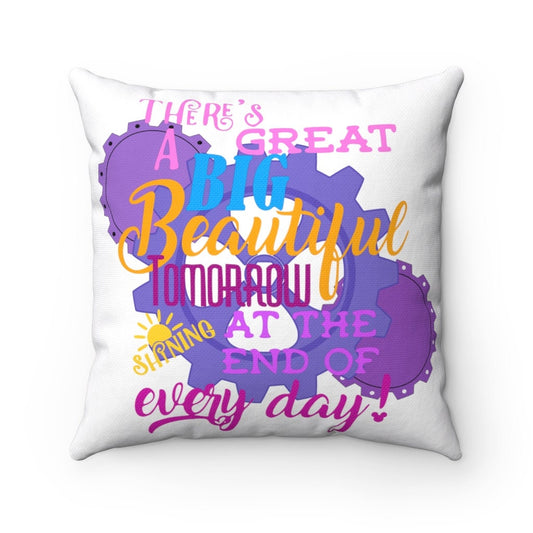 Carousel of Progress Pillow, Great Big Beautiful Tomorrow Decor Pillow, Disney Inspired Decorative Pillow, House Decor, House Warming Gift