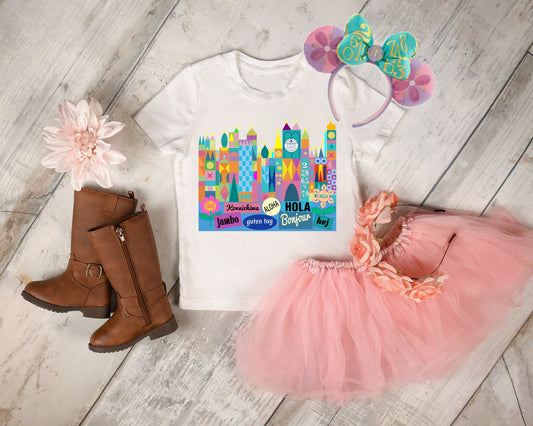 Small World Youth Disney Shirt, Disney Inspired Shirts, Youth  Disney Shirt, Disney Trip Shirt, Disney Vacation Shirt, Attractions Ride