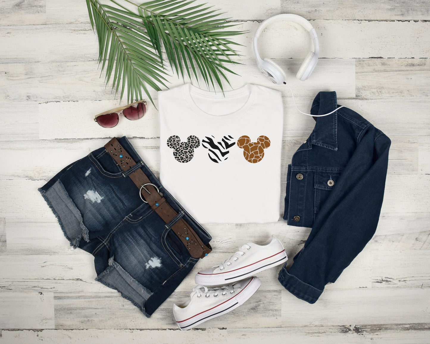 Animal Print Mickey Head Shirt, Mickey Ears Shirt, Animal Adventure Shirt, Safari Shirt, Disney Vacation Shirt, Family Disney Trip Shirt