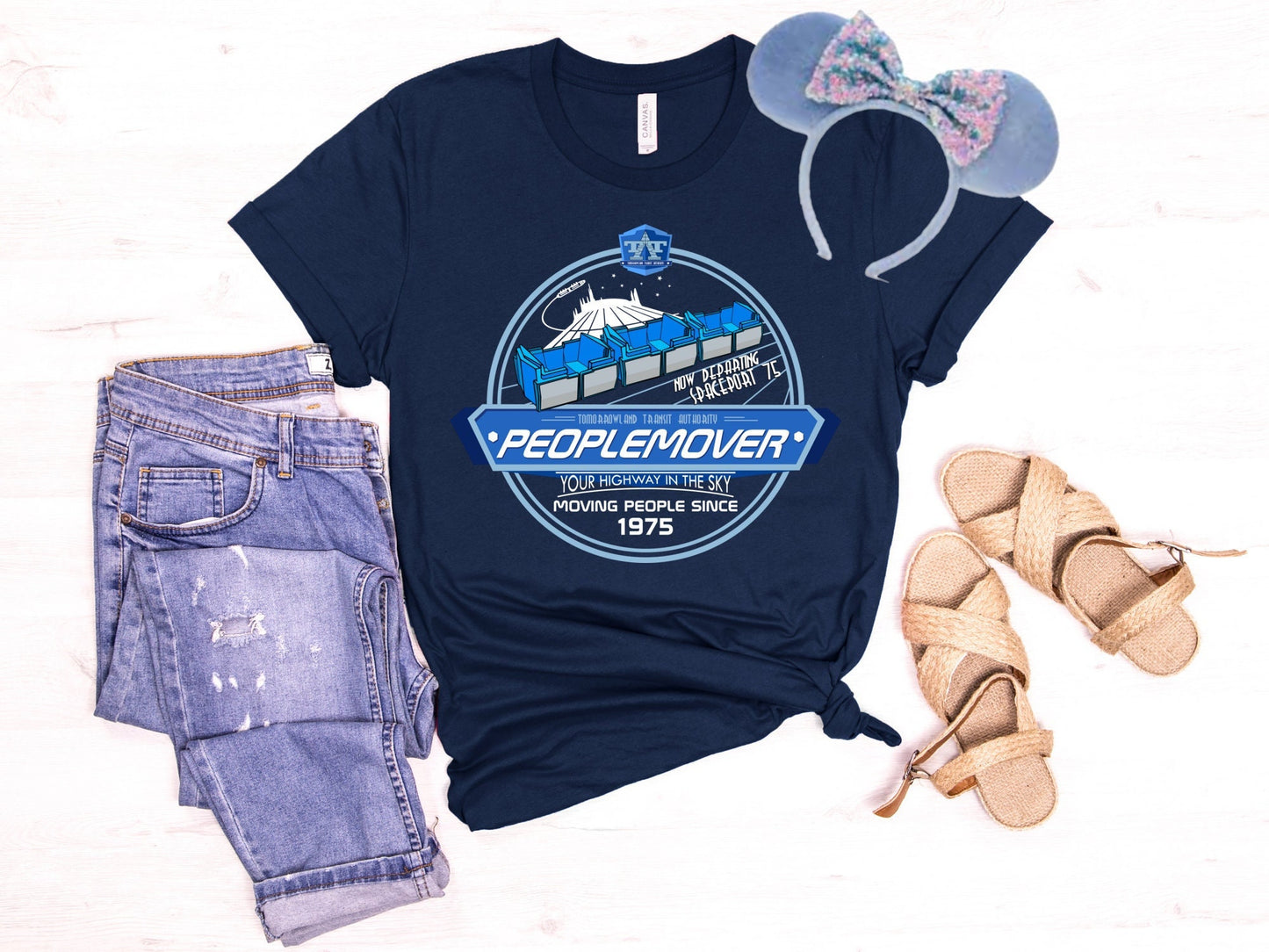 Peoplemover Transit Shirt, Tomorrowland, Spaceport 75 Shirt, Your Highway in the Sky Shirt, Disney Vacation Shirt, Family Disney Trip Shirt