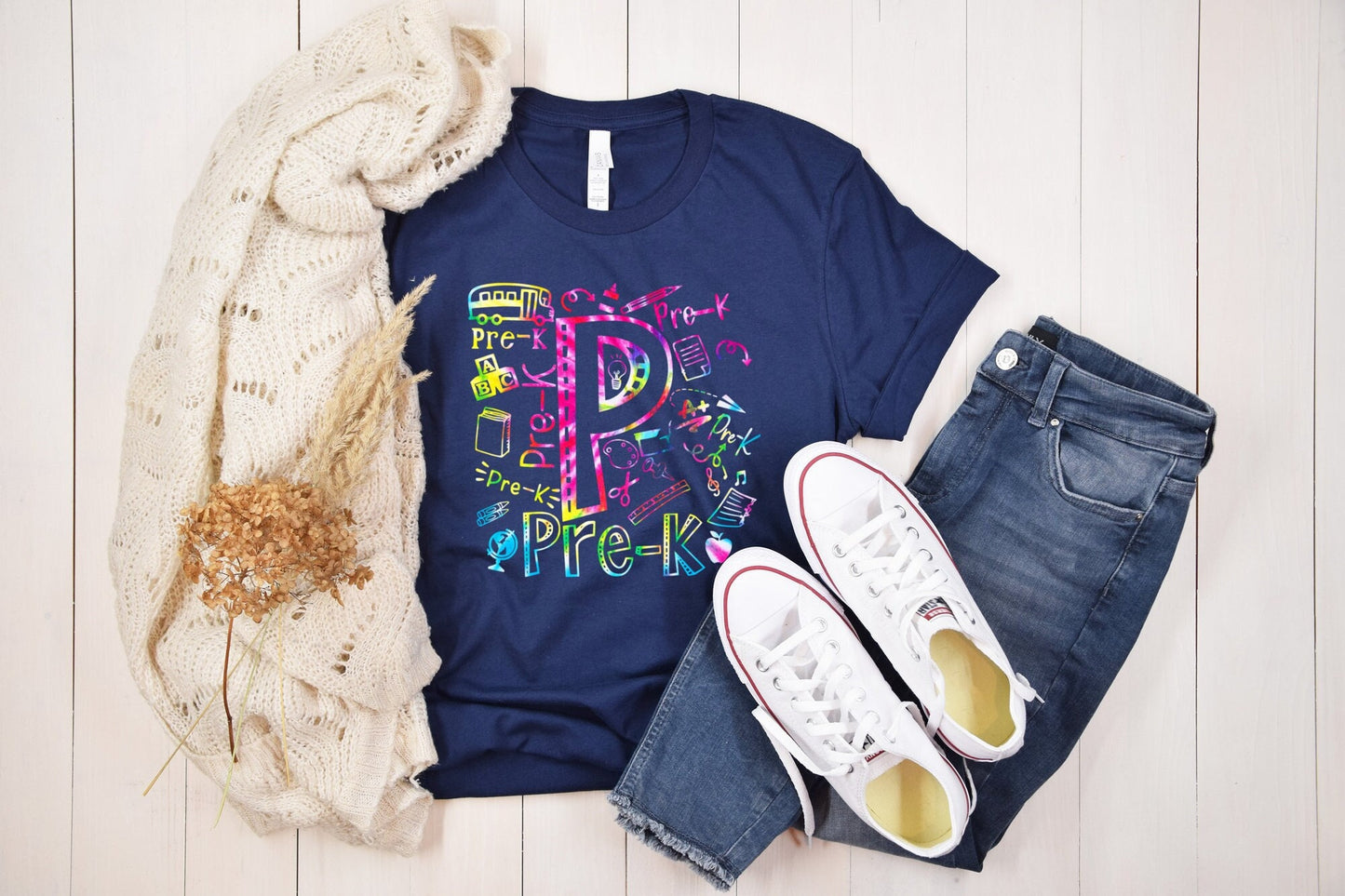 Pre-k Typography Teacher Shirt, Preschool Shirt, Back To School Shirt, Teacher Shirt, Teacher Tribe Shirt, Elementary Teacher Shirt