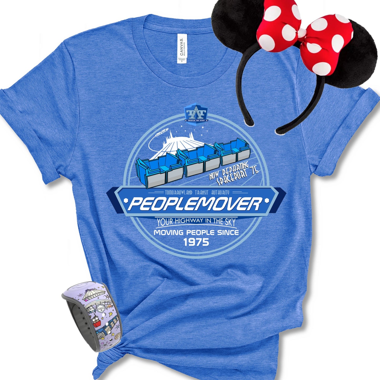 Peoplemover Transit Shirt, Tomorrowland, Spaceport 75 Shirt, Your Highway in the Sky Shirt, Disney Vacation Shirt, Family Disney Trip Shirt
