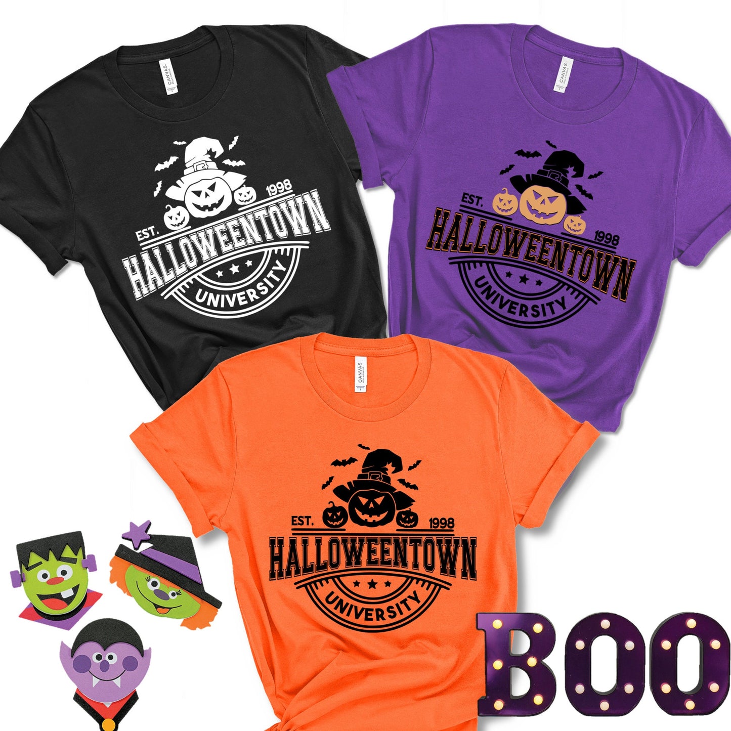 Halloween Town Tee Shirt, Disney Trip Shirt, Vacation Shirt, Boo Bash Tee, Women's Tee, Matching Family Shirt