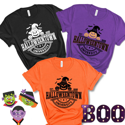 Halloween Town Tee Shirt, Disney Trip Shirt, Vacation Shirt, Boo Bash Tee, Women's Tee, Matching Family Shirt